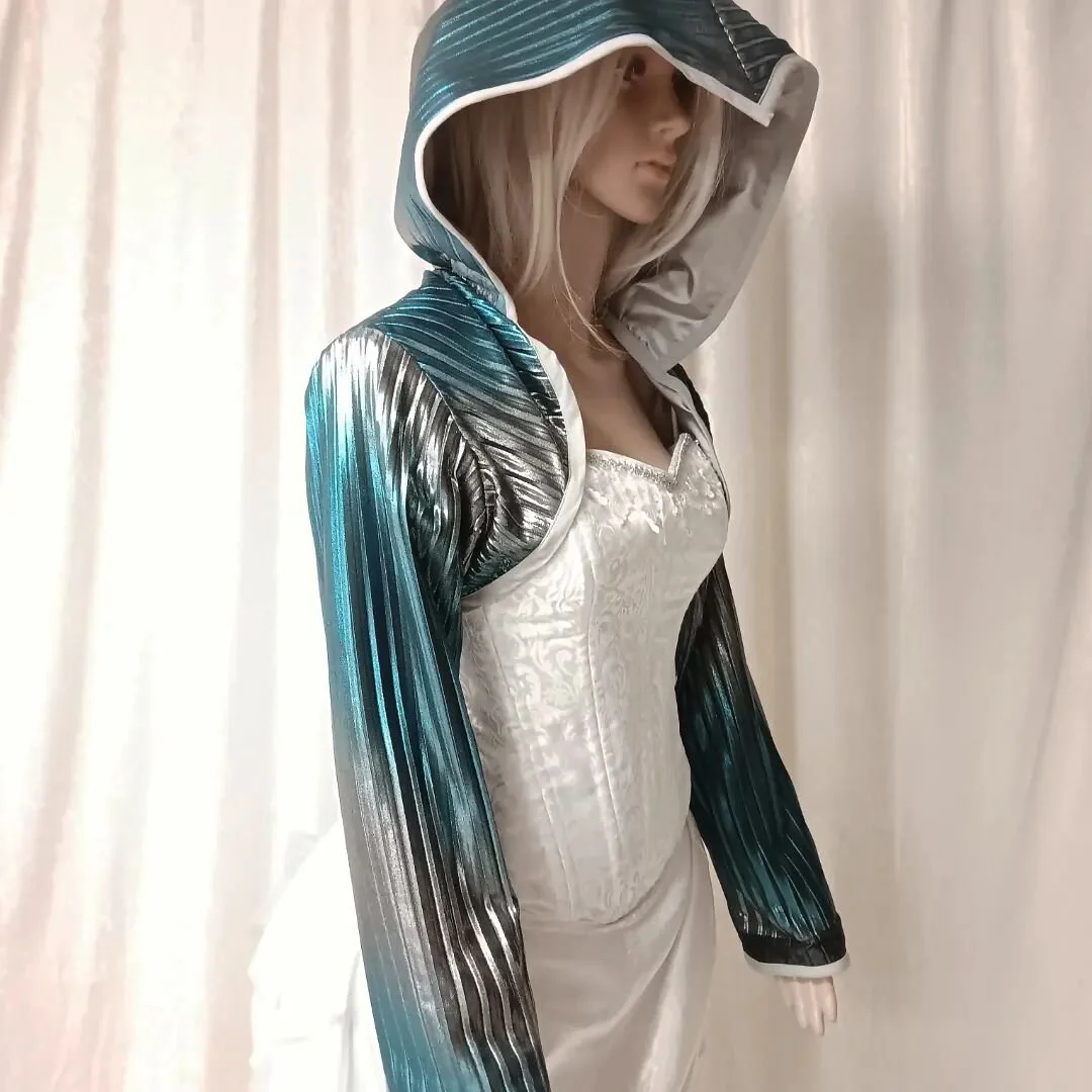 I'm thinking of adding some nice Hooded Assasins shrugs to our line-up. What do you all think? What would you all like to see in our new store? Please comment below. #cosplay #fairy #shrugs #ladyoftheonering #thepretenderscloset