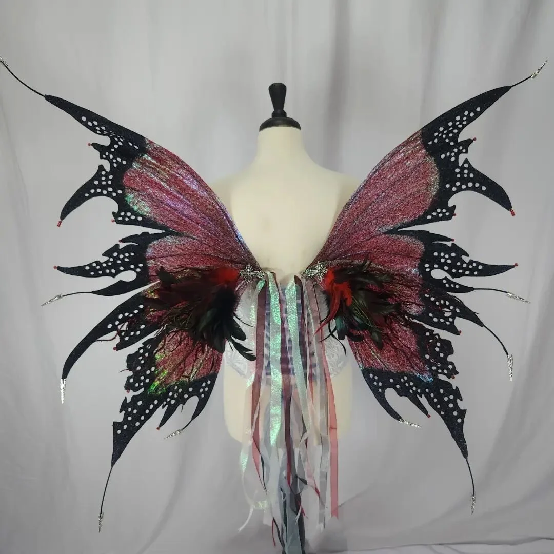 FOR SALE. The price is $425 plus shipping. I can also do a payment plan. If you want to purchase state BUY in the comments. Thank you all.#ladyoftheonering #thepretenderscloset #wings #fairywings #gothwings #goth #cosplay