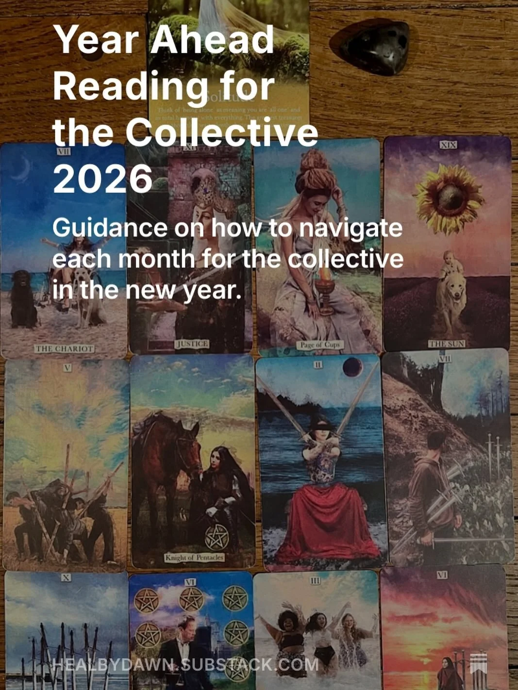 Year ahead reading for the collective - guidance for each month in the new year. You can read the details on Substack or play the video on YouTube. For your own personalized reading you may book at healbydawn.com all through January. 

#collectiverea
