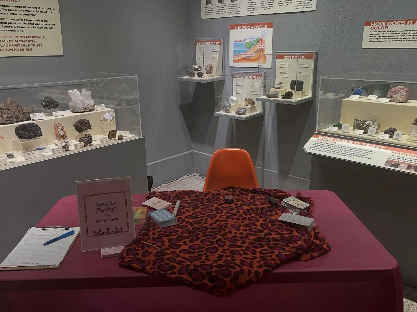 What a fabulous night at the Everhart Crafty Hour! Thank you so much to Camille, Nancy and all of the awesome staff at the Everhart Museum. Thank you to everyone who stopped by my table for readings and to say &ldquo;hello.&rdquo; I had an amazing ni