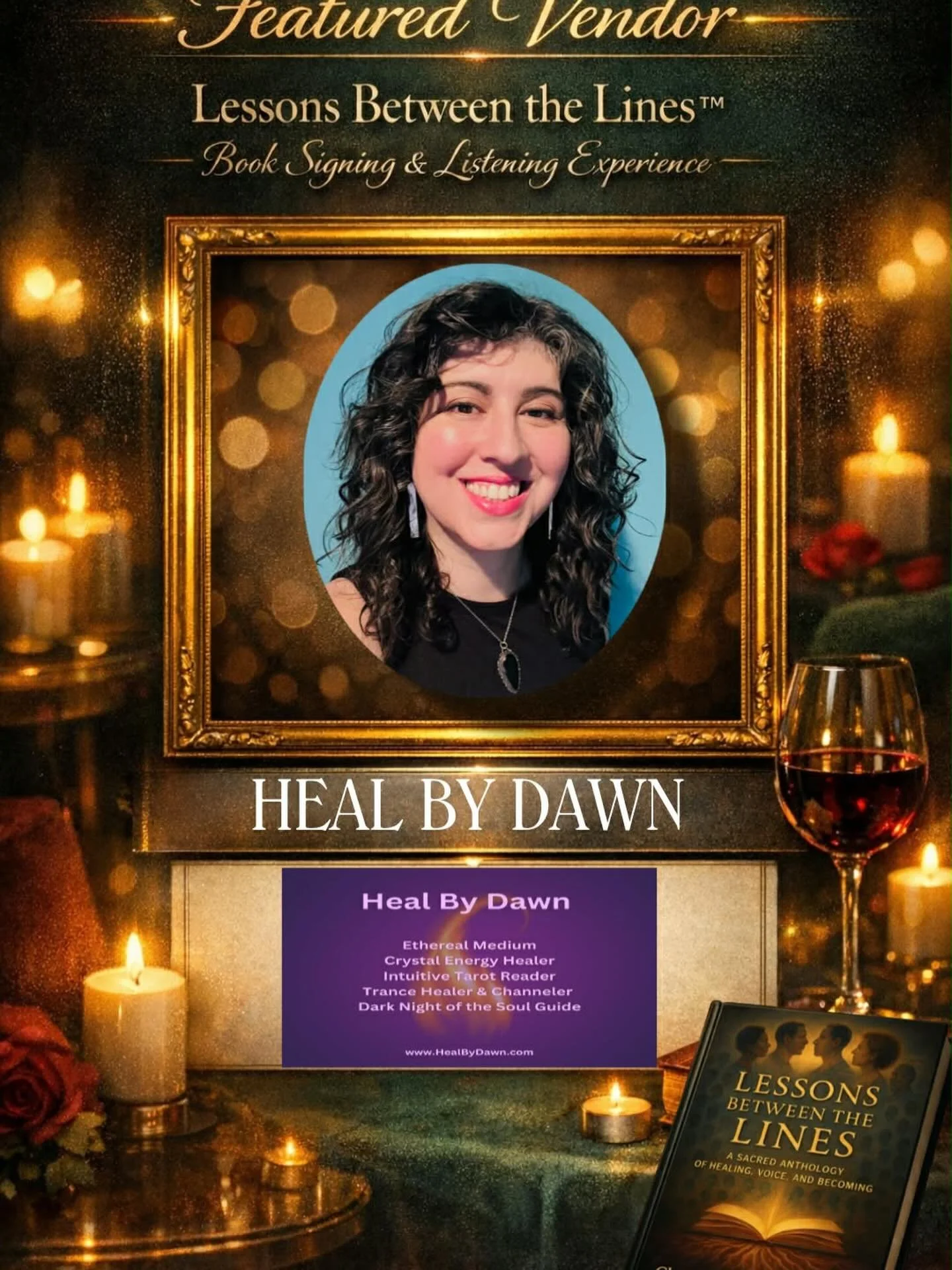 This Saturday I will be vending and offering readings in Newark, NJ for Lessons Between the Lines Candlelit Listening &amp; Book Signing Experience. An intimate, candlelit afternoon of story, reflection, and connection, featuring a listening experien