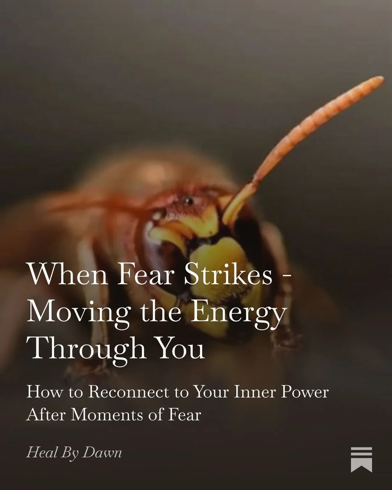 My biggest fear pulled me from a sense of safety into a fear spiral. Working with my higher self, some crystals and the act of movement I allowed the anxiety to flow through me, connecting me back to my power. 

Read more on how to move through energ
