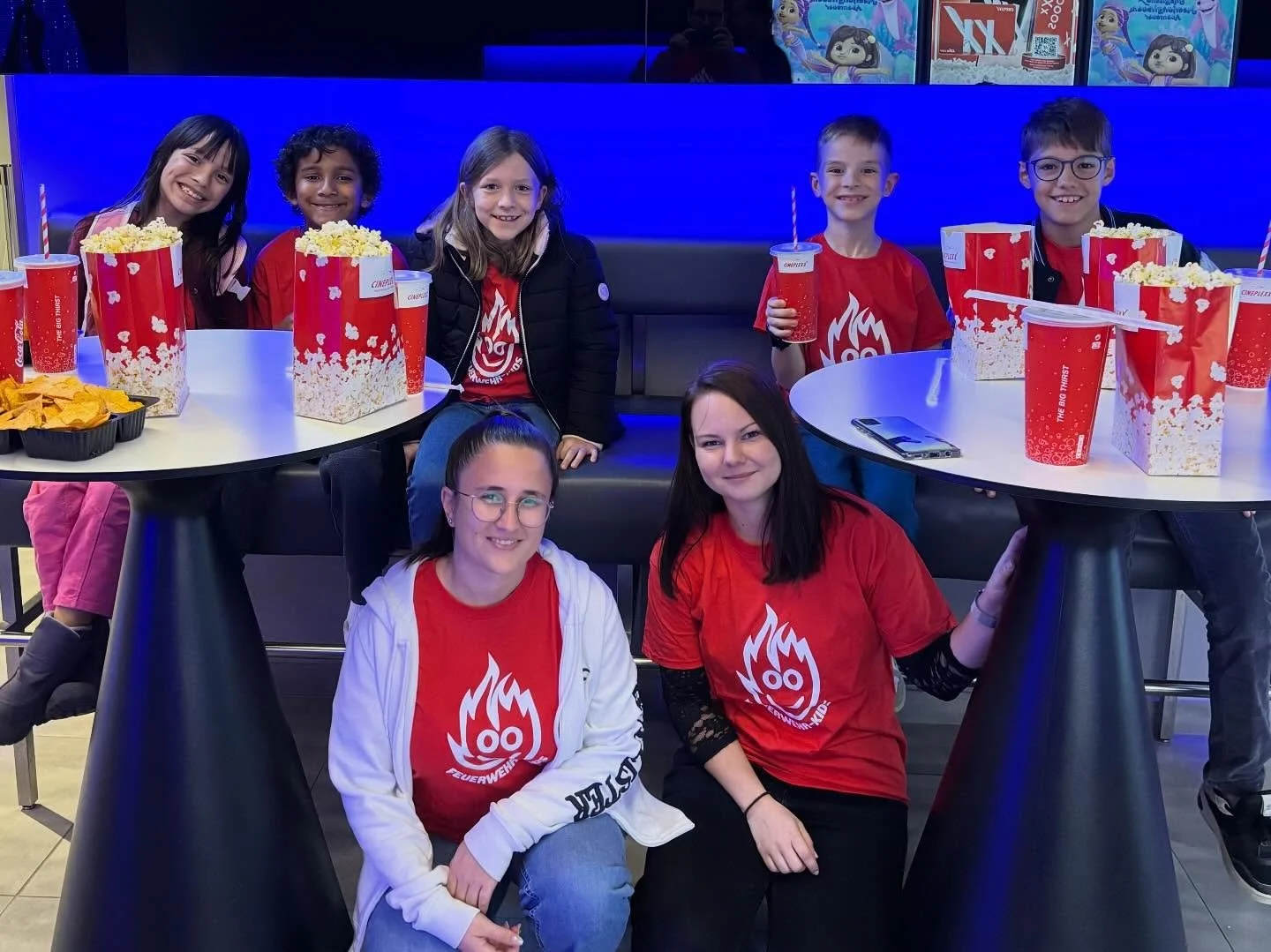 Kino-Nachmittag mit unseren Feuerwehr-Kids!! 🚒🎥🍿
