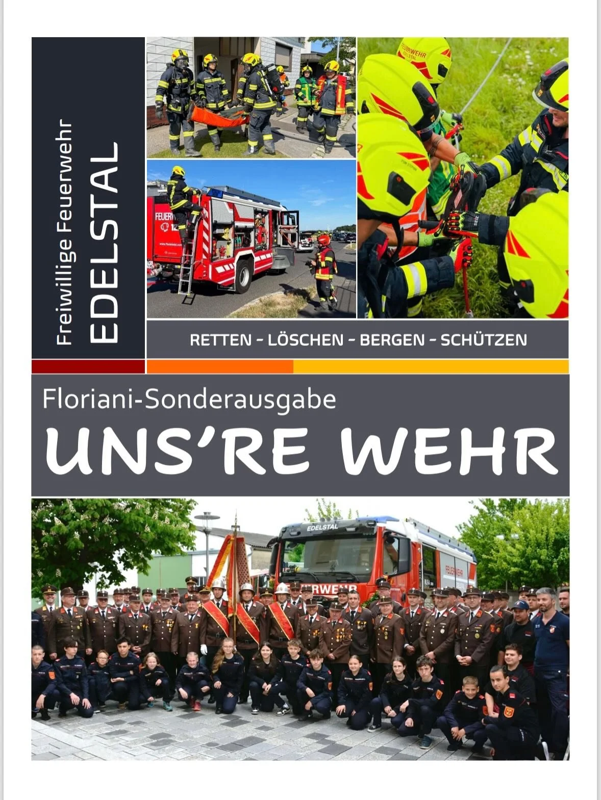 🚒 Sonderausgabe zur Neuer&ouml;ffnung 🚒

Anl&auml;sslich der bevorstehenden Er&ouml;ffnung unseres neuen Feuerwehrhauses am 30.05.2026 erscheint eine besondere Ausgabe &bdquo;Uns&lsquo;re Wehr&ldquo; mit spannenden Einblicken und Informationen rund
