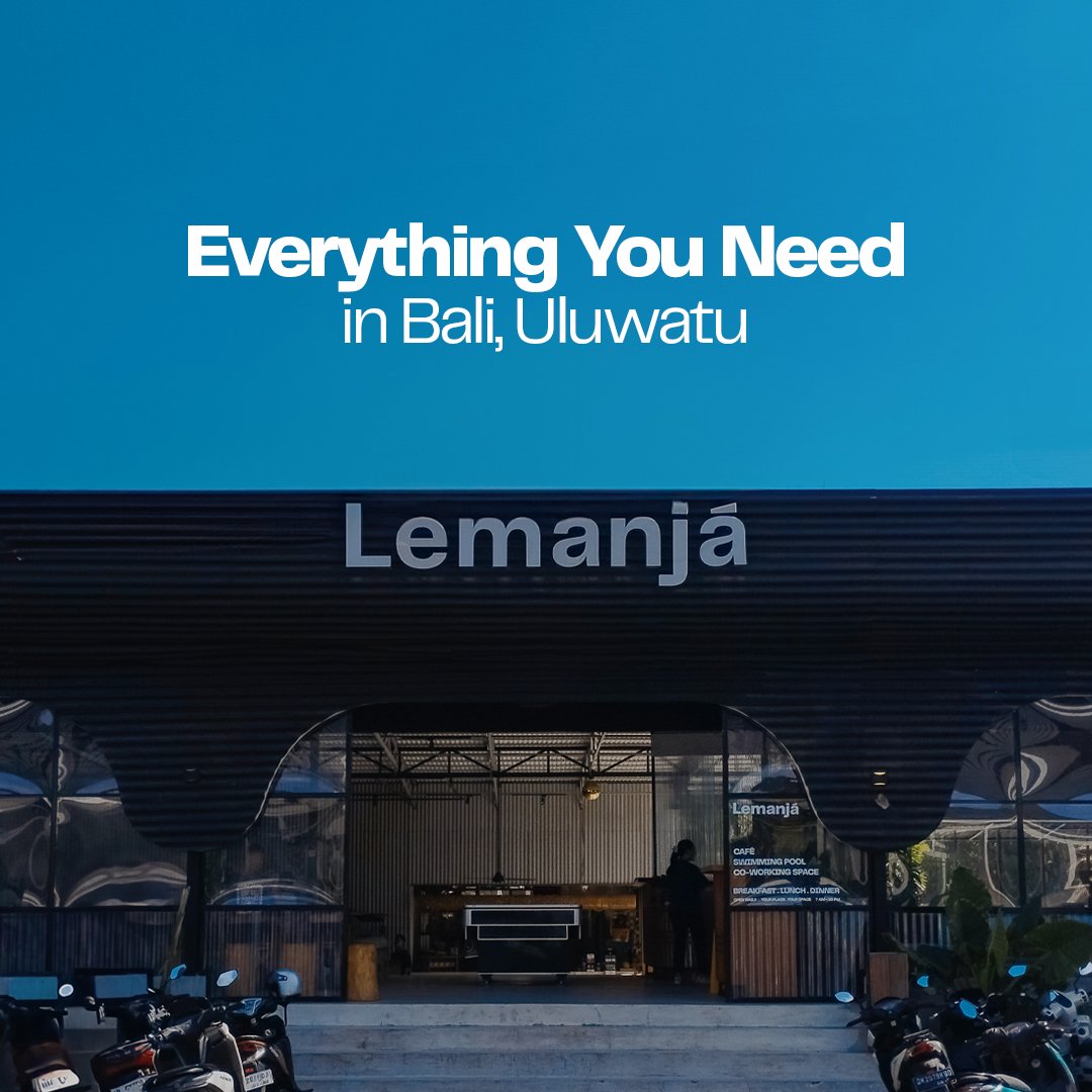 Everything you need in Bali, Uluwatu is here!
From coffee, brunch, relaxed, coworking, dinner.