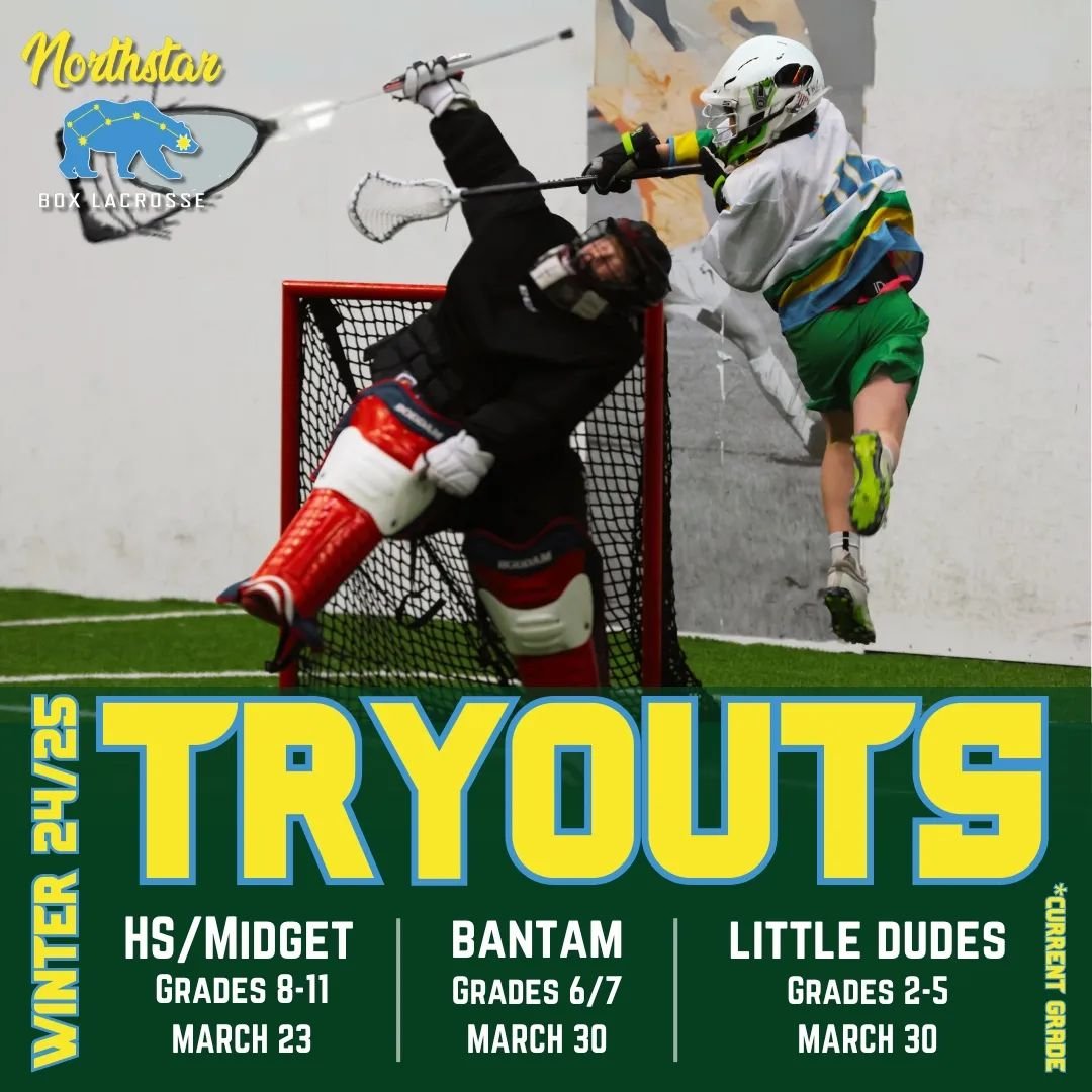 We had a great first season as a program and we're already looking forward to next winter. Come to Northstar Box first look tryouts and get ready to play against the best box teams in the country.

High School/Midget tryouts are at Veteran Memorial C