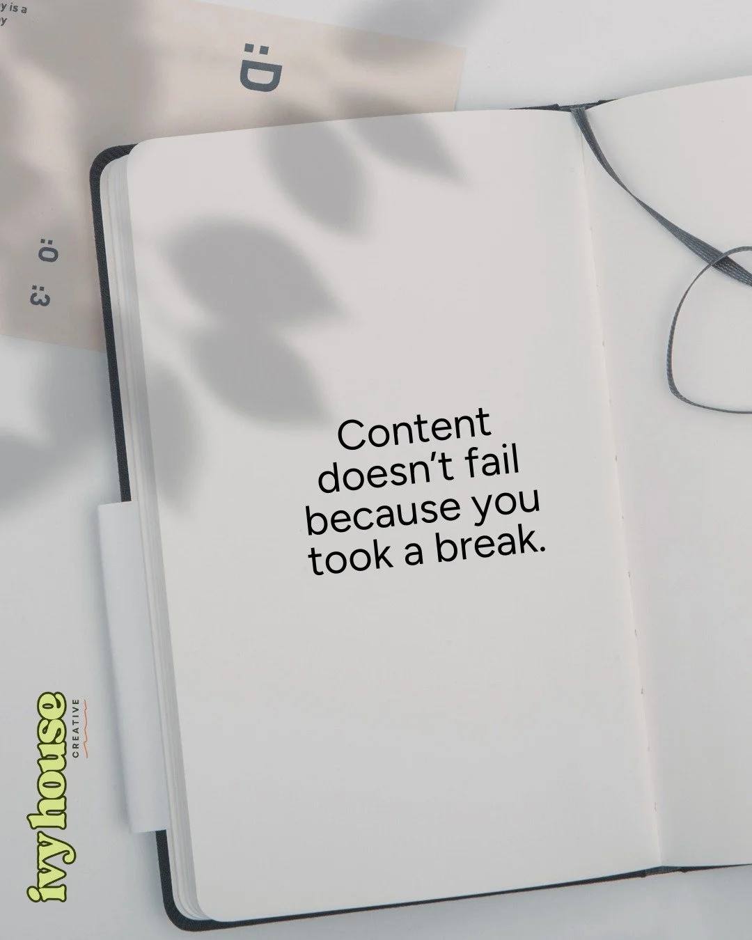 Content doesn&rsquo;t fail because you took a break. It fails when it stops saying something.

We see this all the time: brands blaming the algorithm, the platform, or the gap in posting, when the REAL issue is clarity.

If your message is strong, it