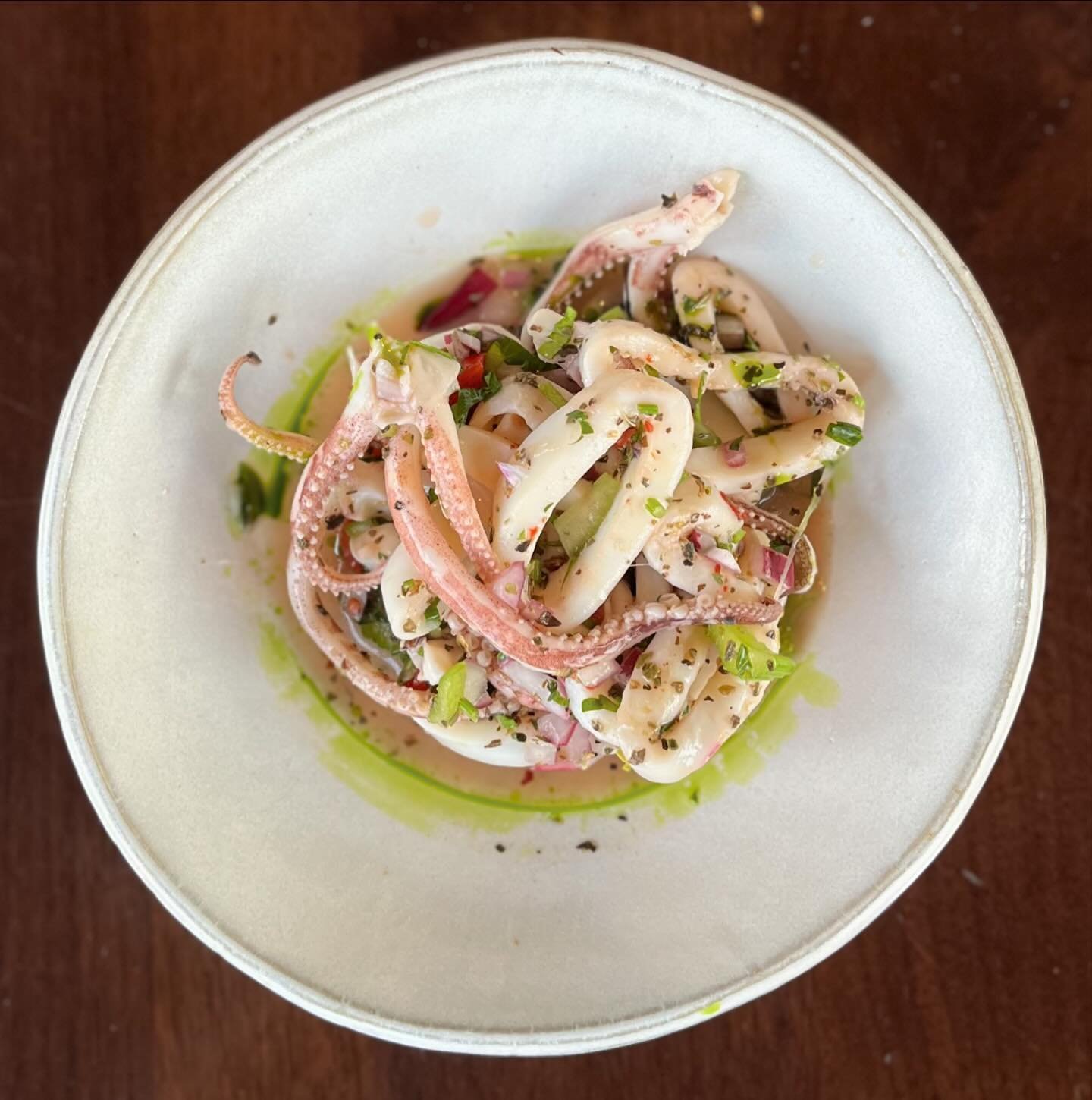 Happy Tuesday! 

Chilled Calamari Salad // Grilled Prawns // Duck Breast 
. 
 
&bull;
&bull;
#publickhouse #westfield #mountainside #gastropub #food #specials #duck #seafood #calamari #prawns