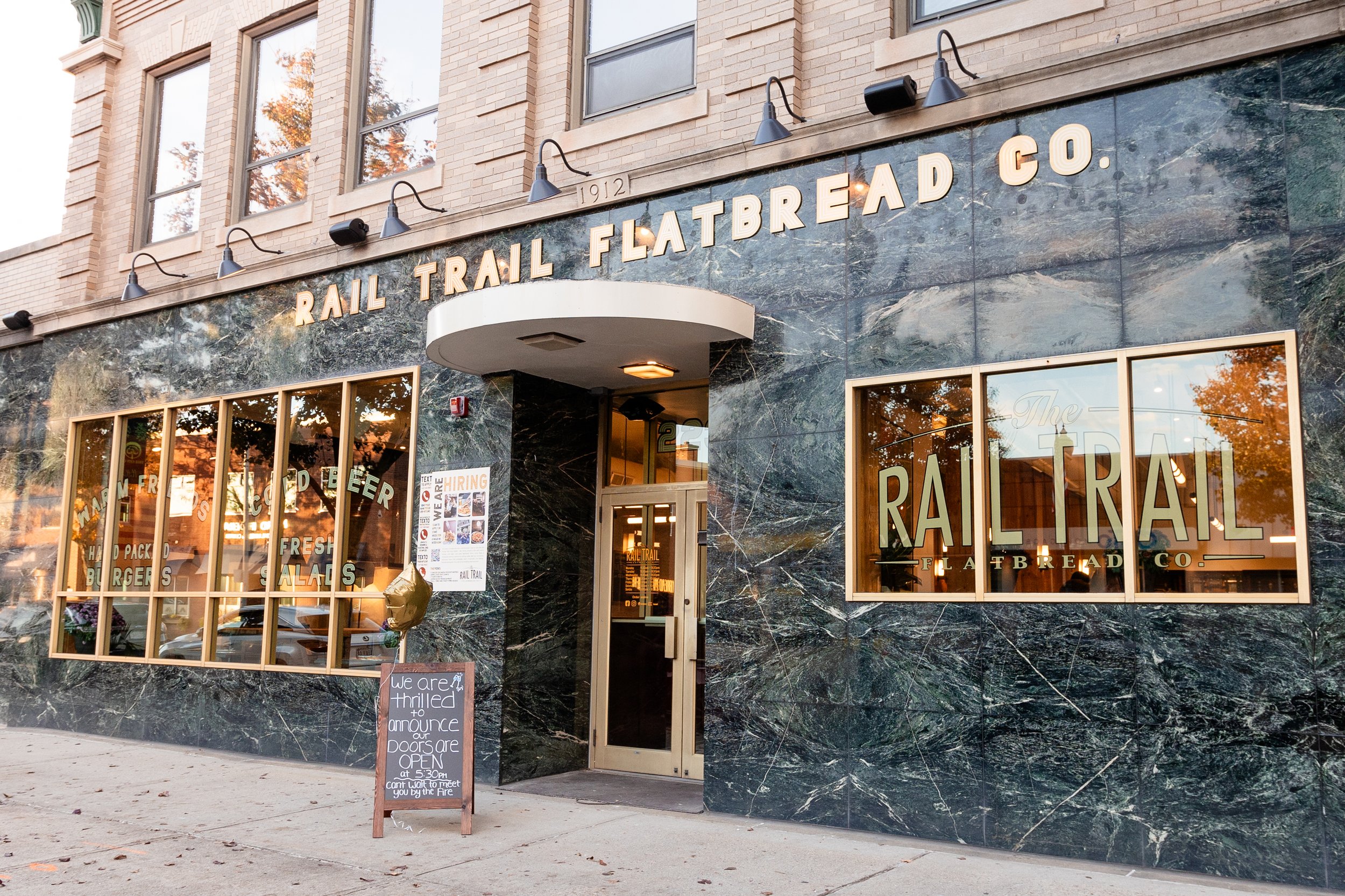 The Rail Trail Flatbread Co. in Hudson where only Metrowest limousine can take you easily