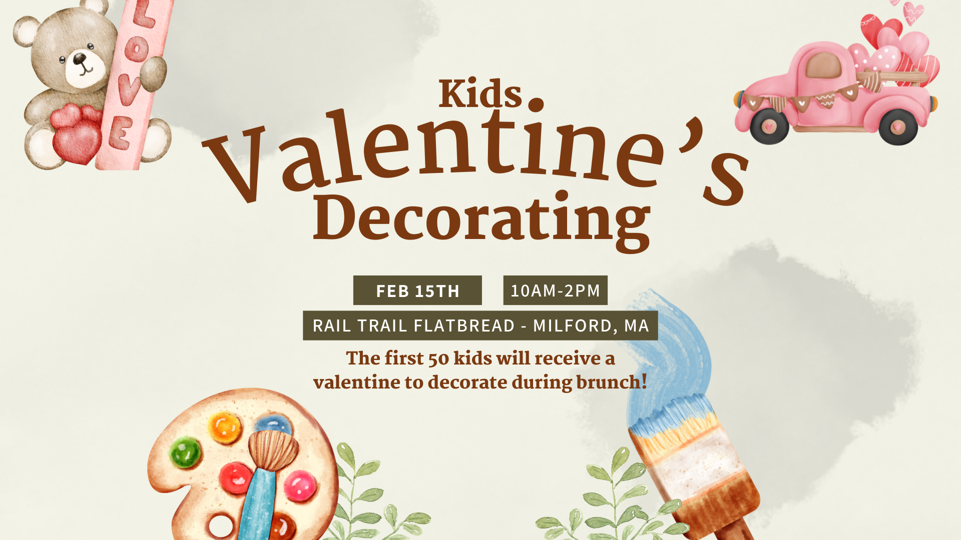 Kids’ Valentines Decorating Brunch