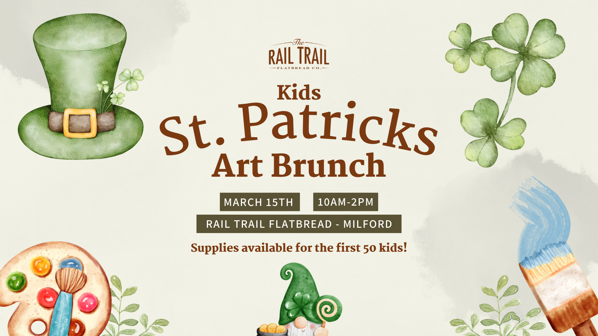 Kids’ St. Patrick’s Day Art Brunch