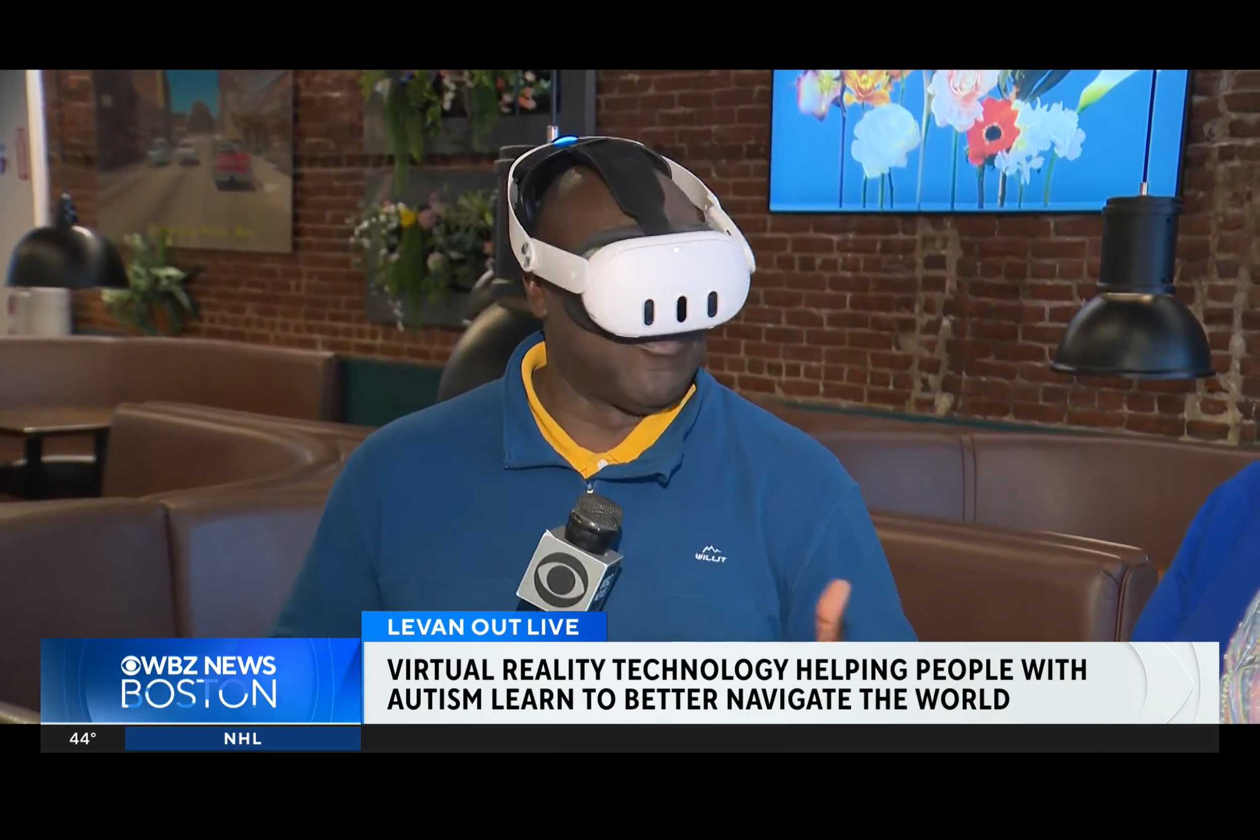 Virtual reality helping people living with autism interact in the world