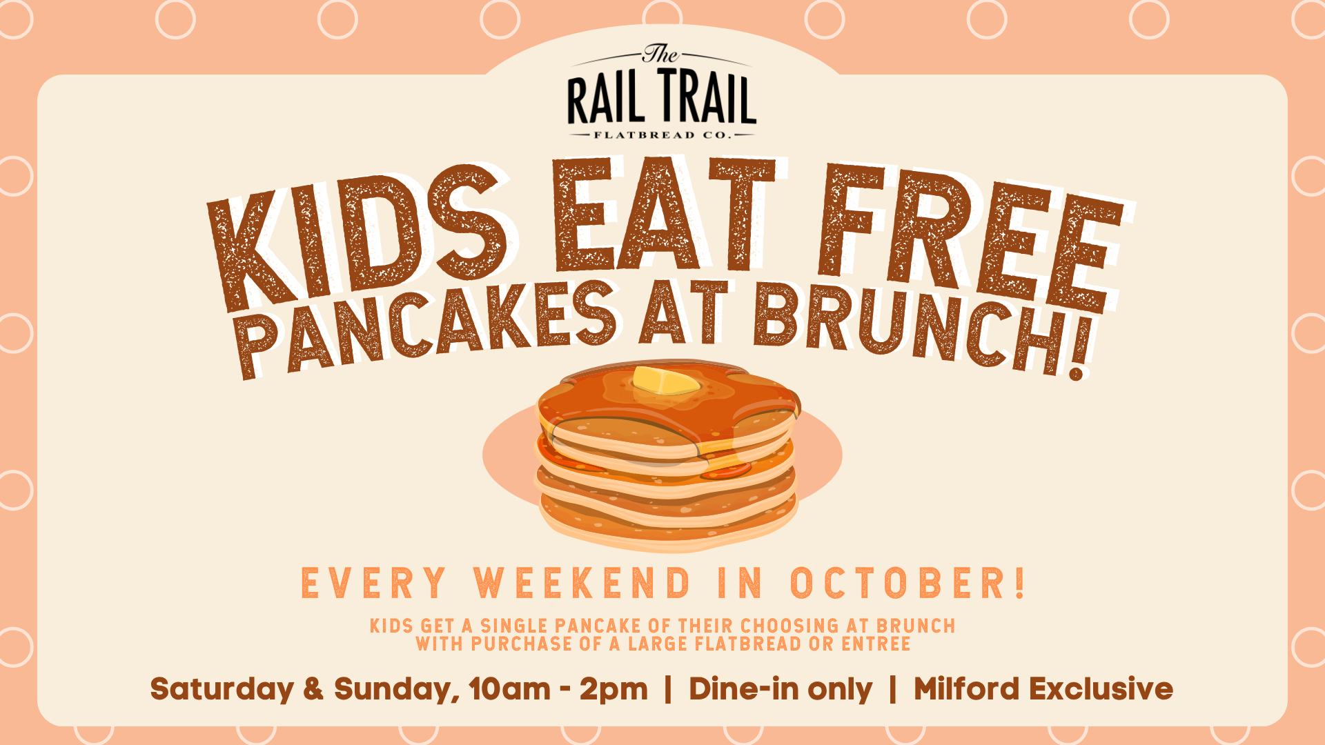free kids pancakes!