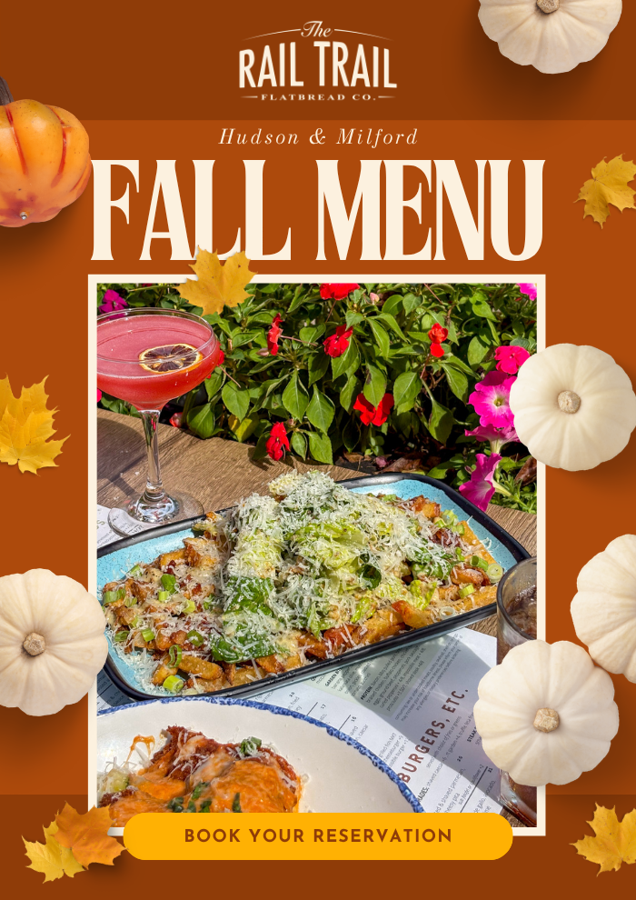 The New Fall Menu Is Here at Rail Trail Flatbread Co. in Hudson &amp; Milford, MA