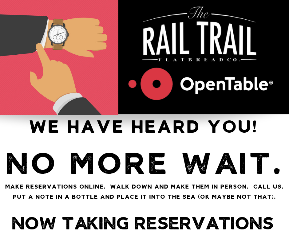 WAYS WE MAKE GETTING YOUR FLATBREAD FIX EVEN EASIER — Rail Trail