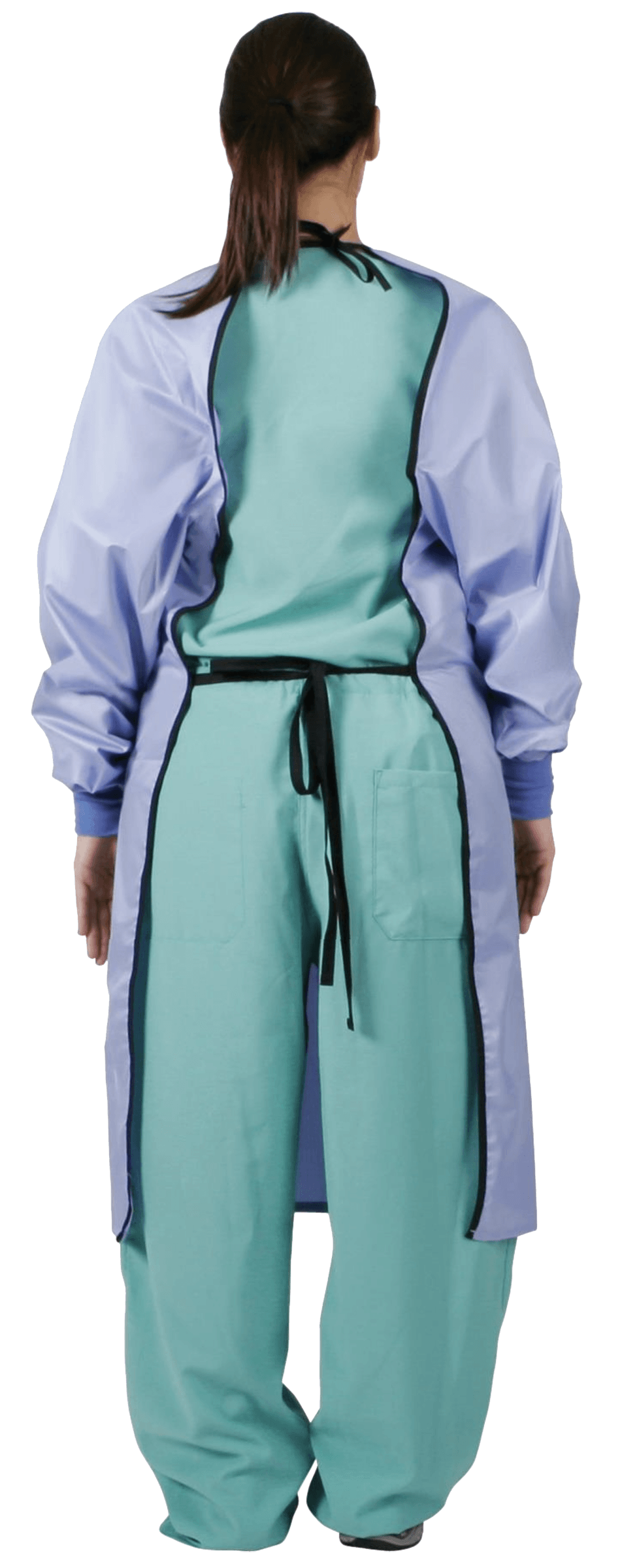 Healthcare staff wearing an Isolation Gown.