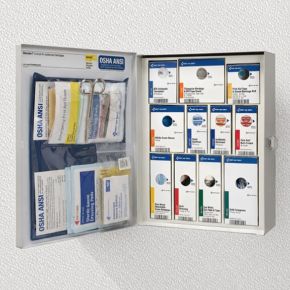 First Aid Kits, available in two sizes.