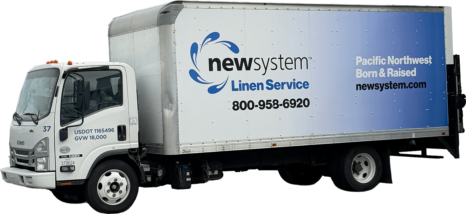 A New System Laundry truck