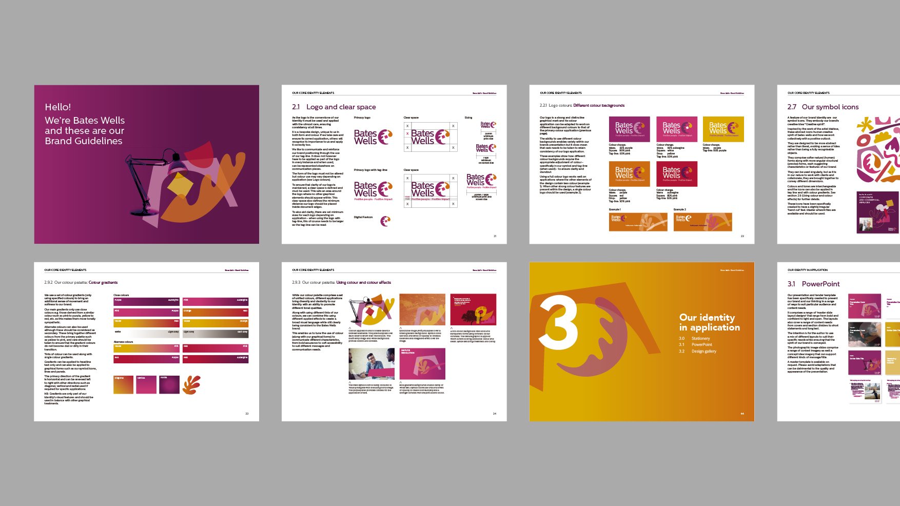 Bates Wells, B Corp City law firm. Brand identity and communications. Brand guidelines