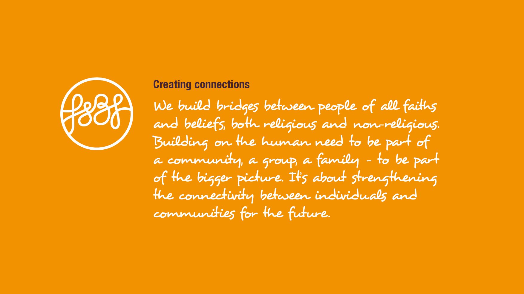 The Faith and Belief Forum. Brand identity design.