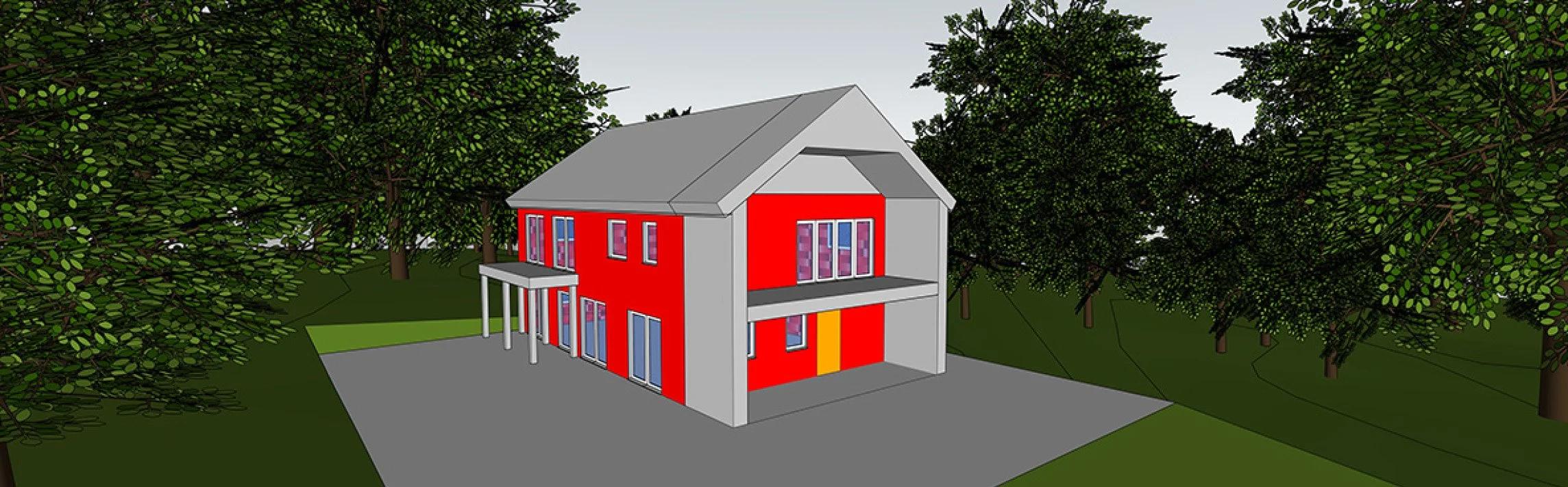 Forest House SketchUP model