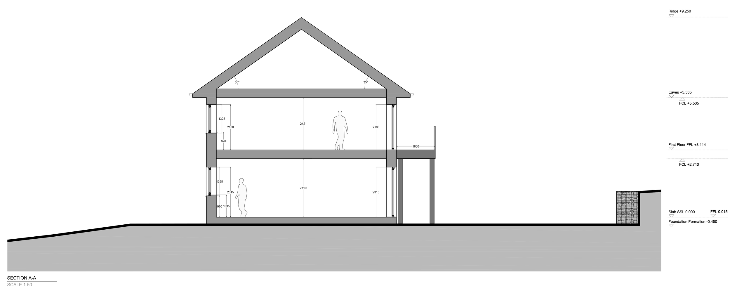 Forest House section