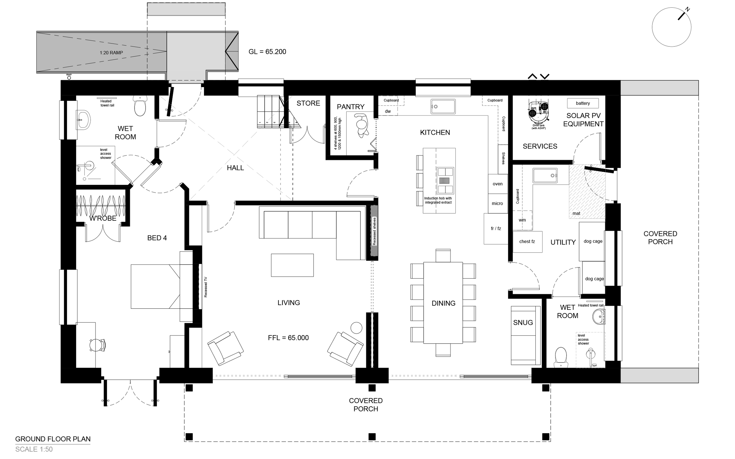 Farm House ground floor plan