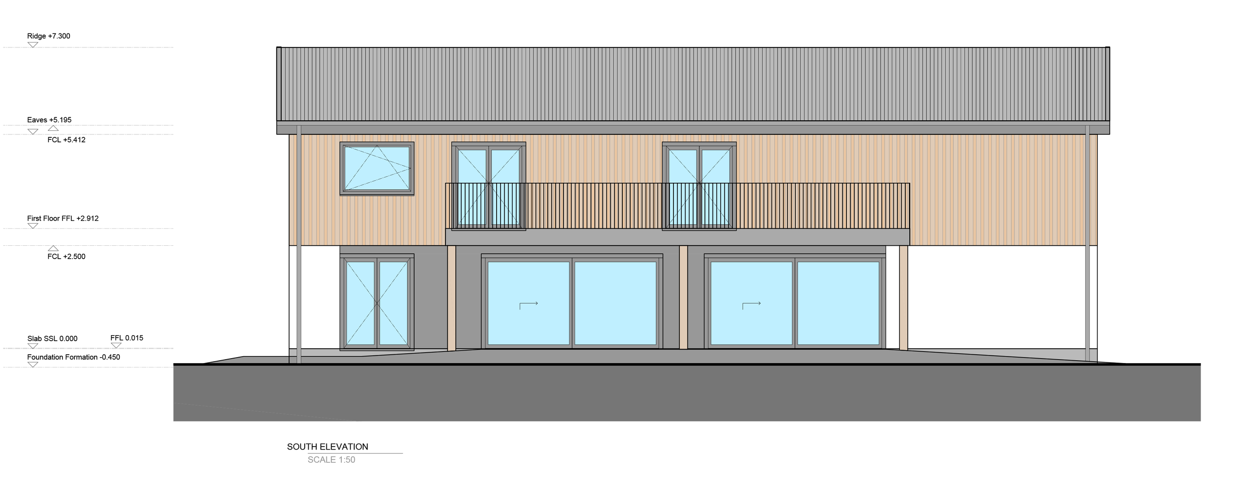 Farm House south elevation