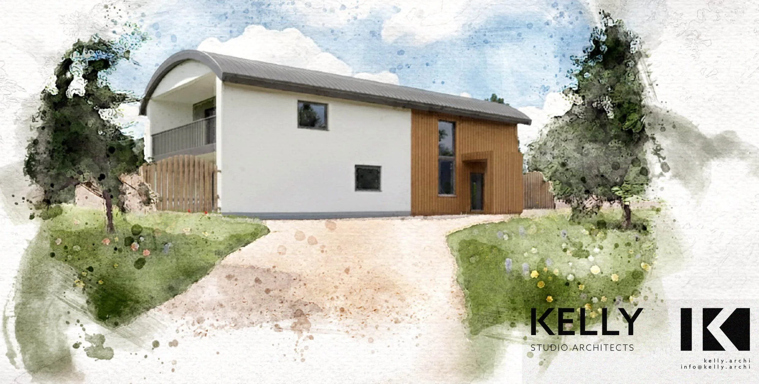 Farm House visualisation northern elevation