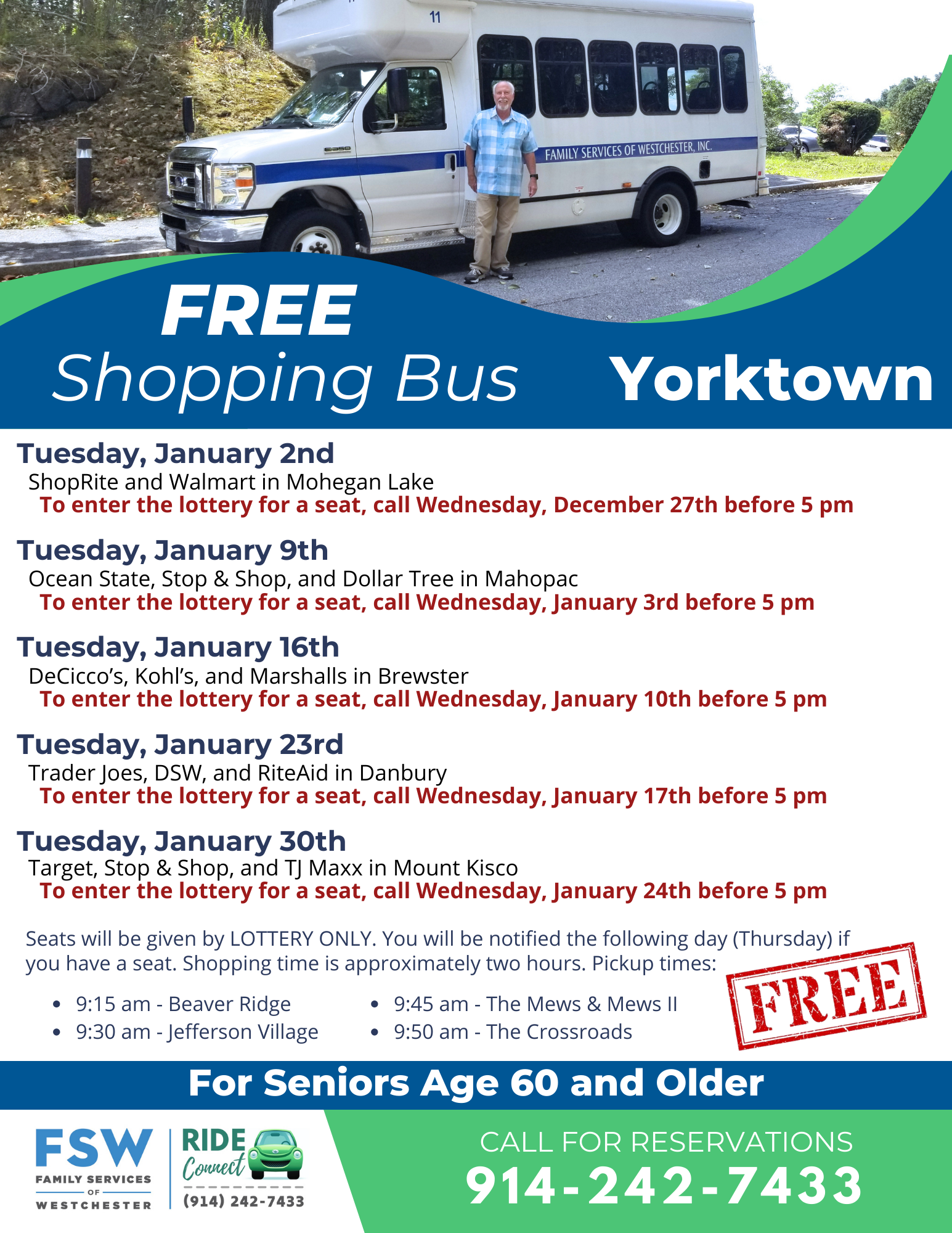 RideConnect Providing Transportation for Seniors in Westchester