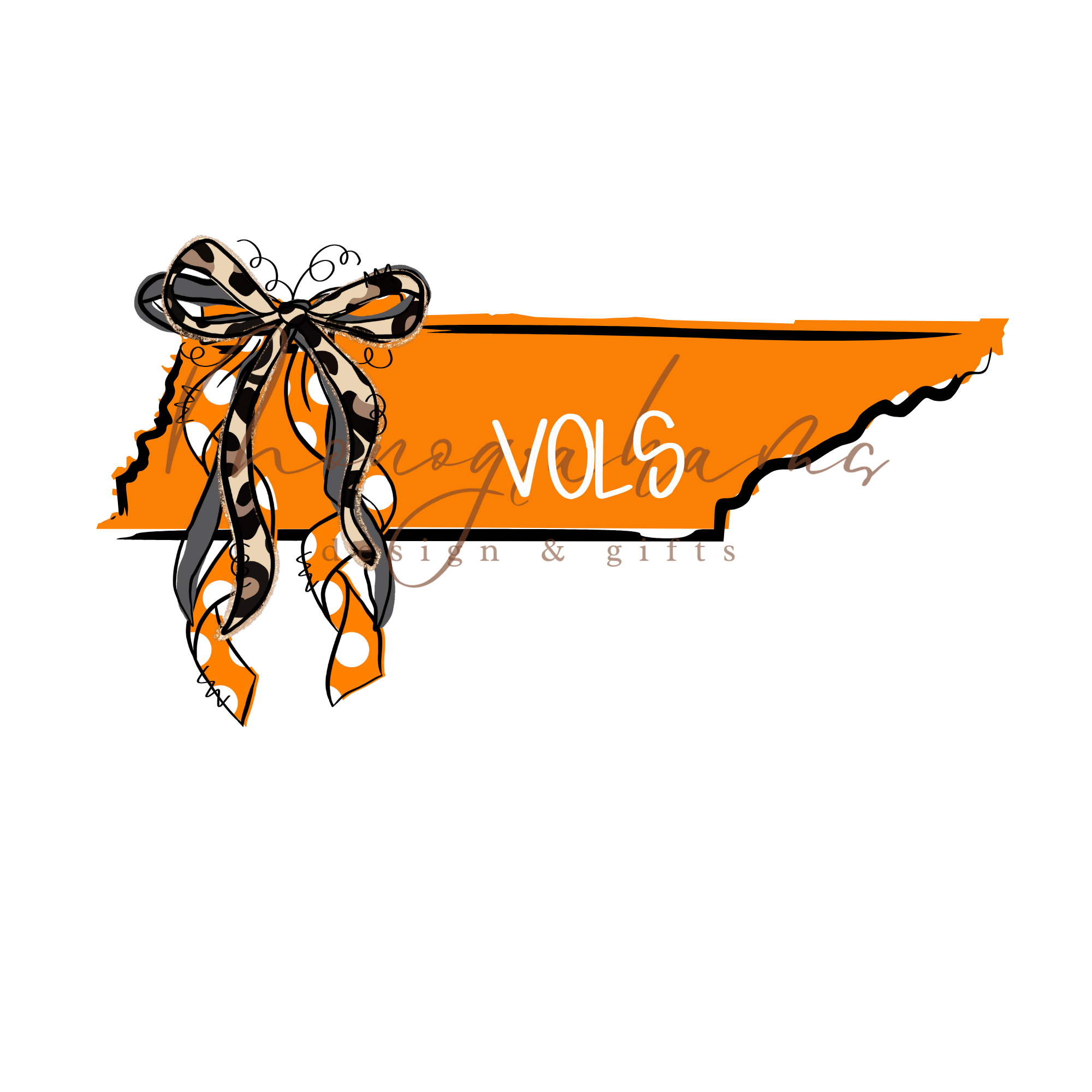 Tennessee Vols State Shape PNG