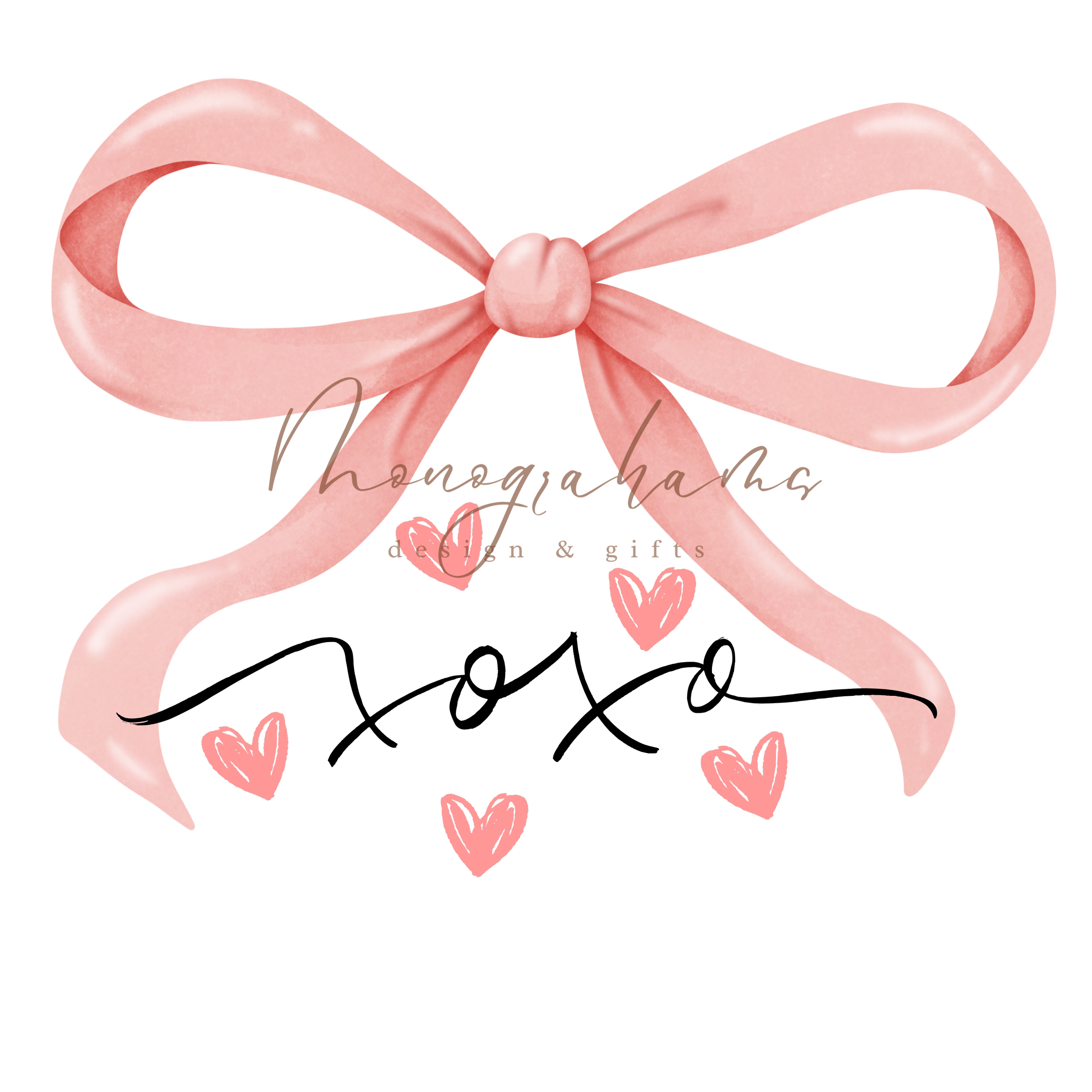 XoXo Bow PNG
