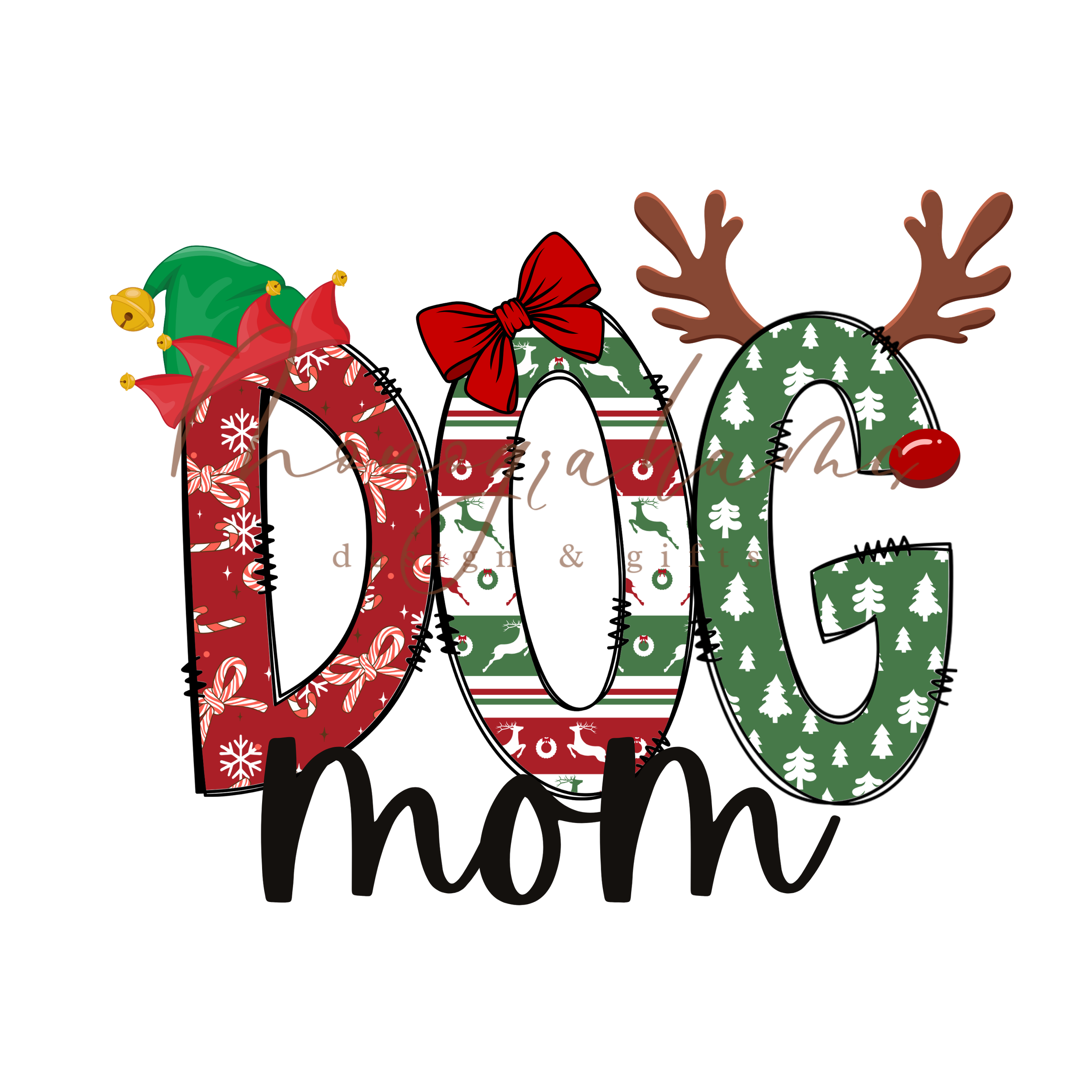 Christmas Dog Mom