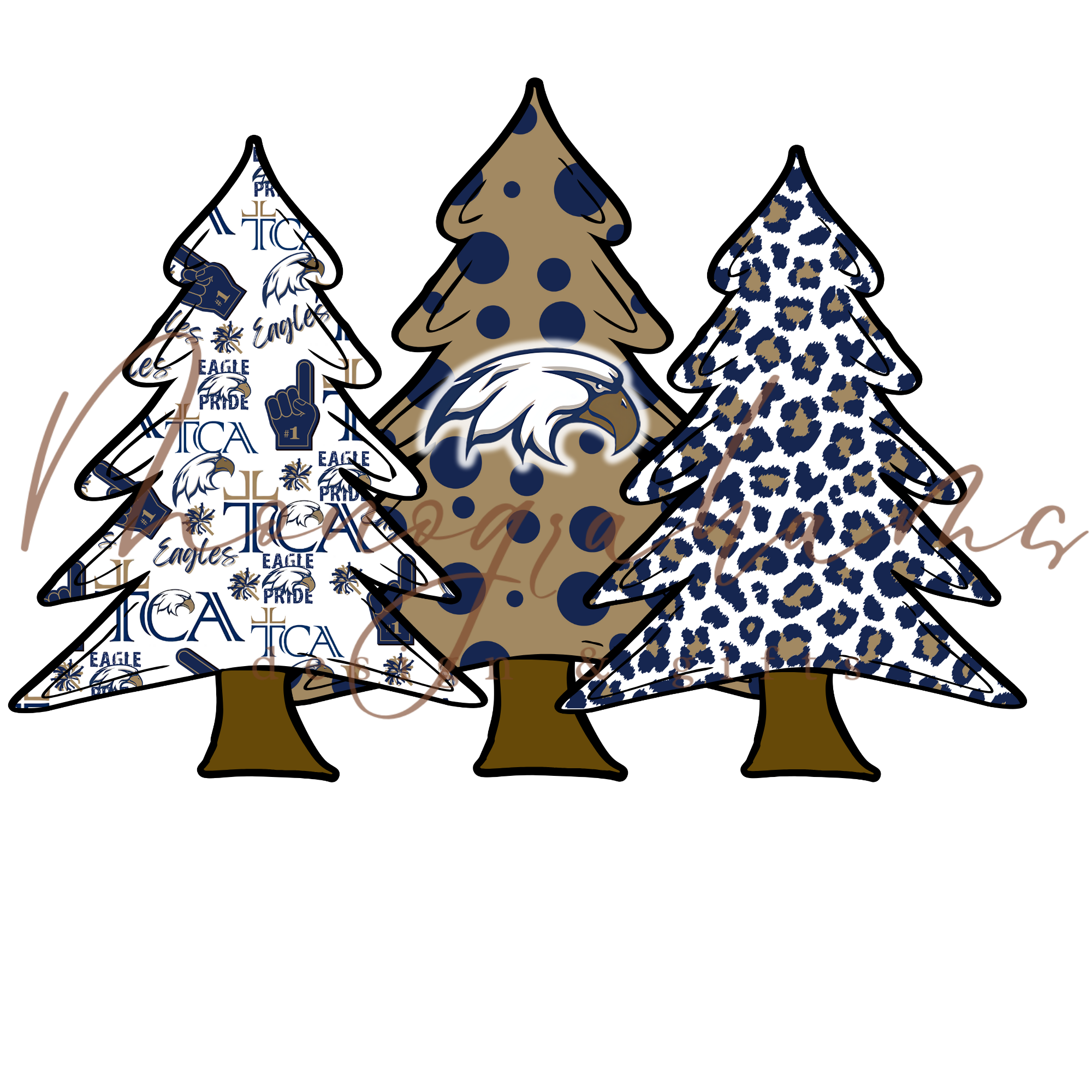 TCA Eagles, Christmas Trees, PNG