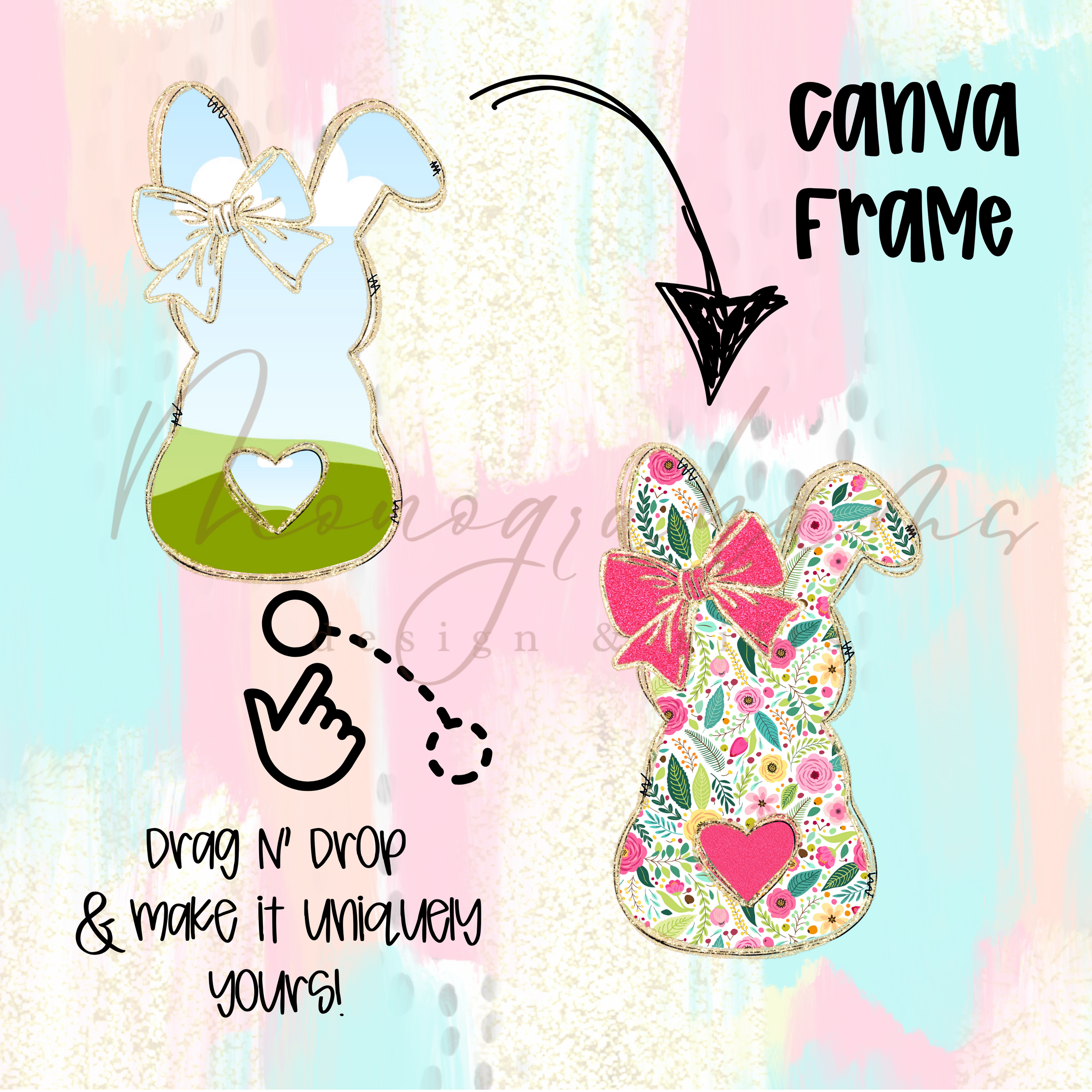 Bunny Canva Frame