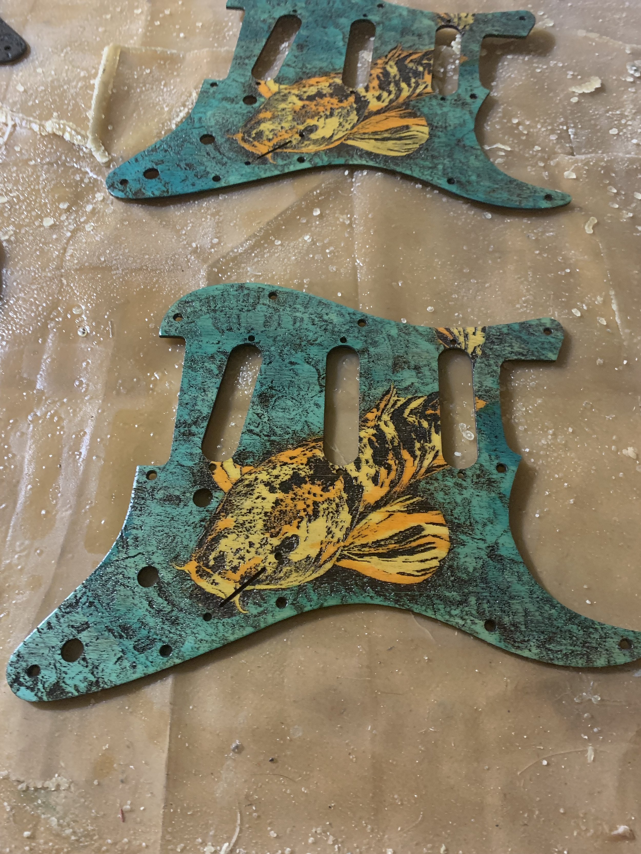 additional coats of lacquer