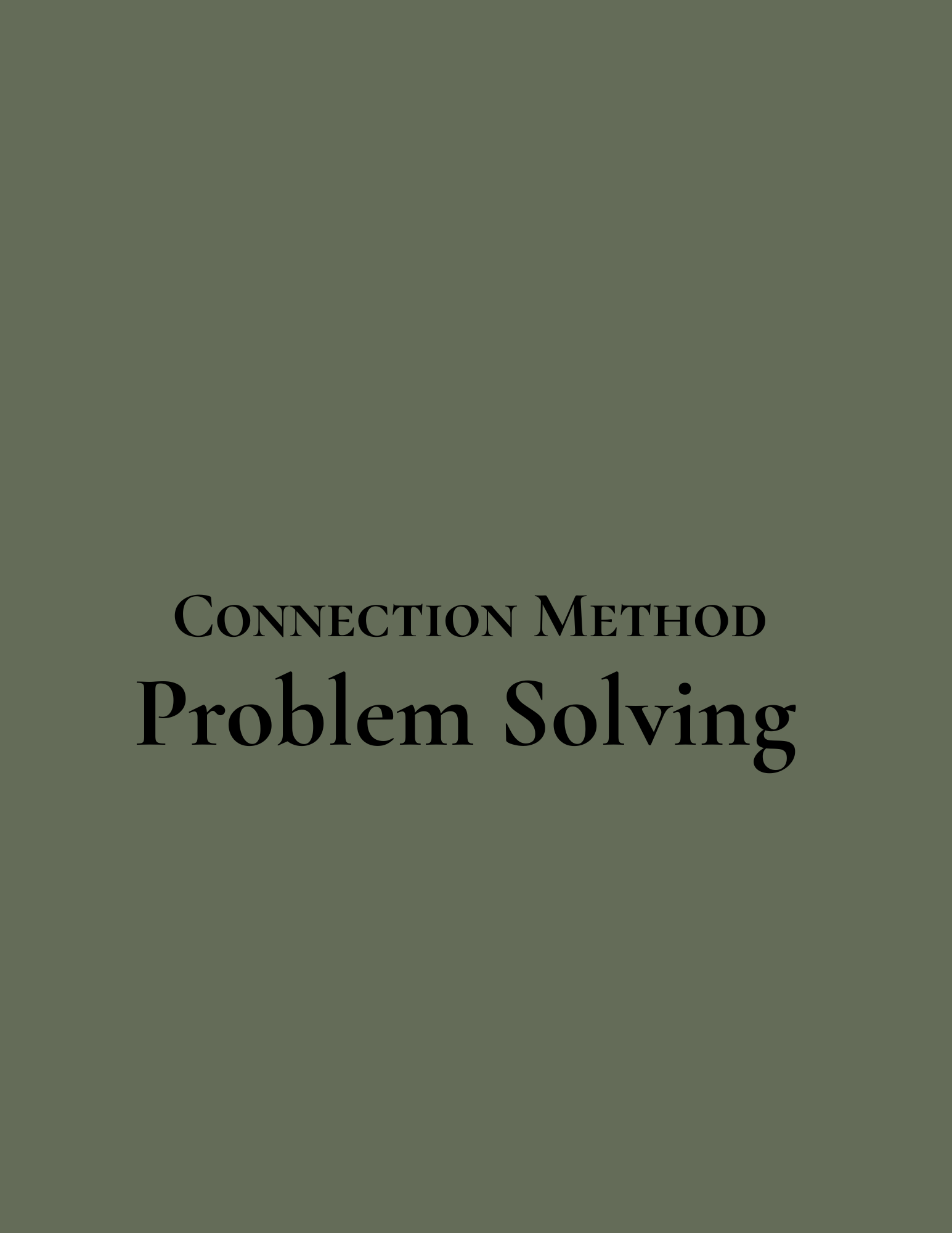 Problem Solving