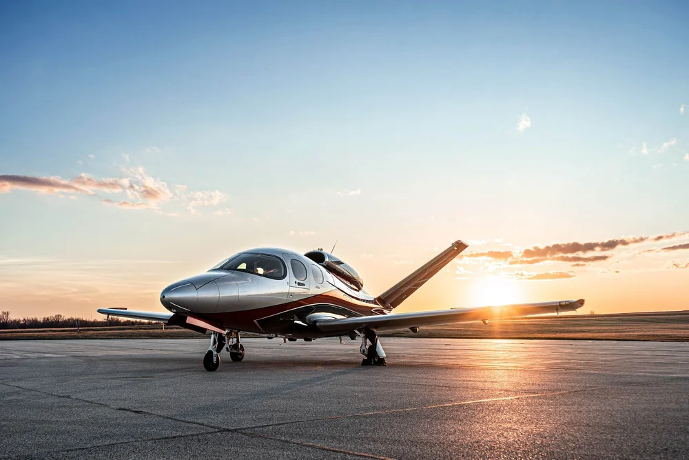 2021 Cirrus SF50 Vision Jet G2+ Arrivée