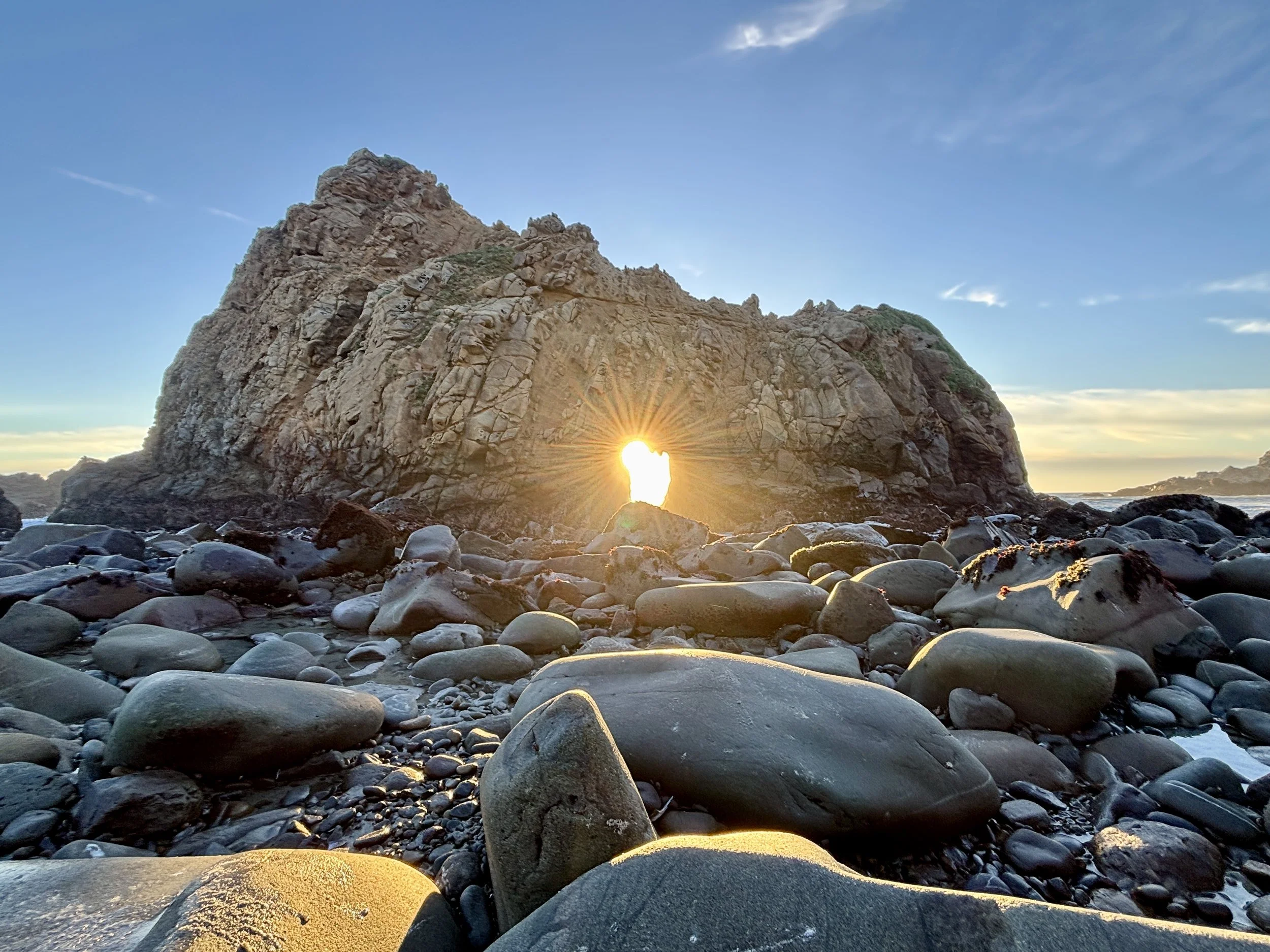 Sunset at Keyhole Rock