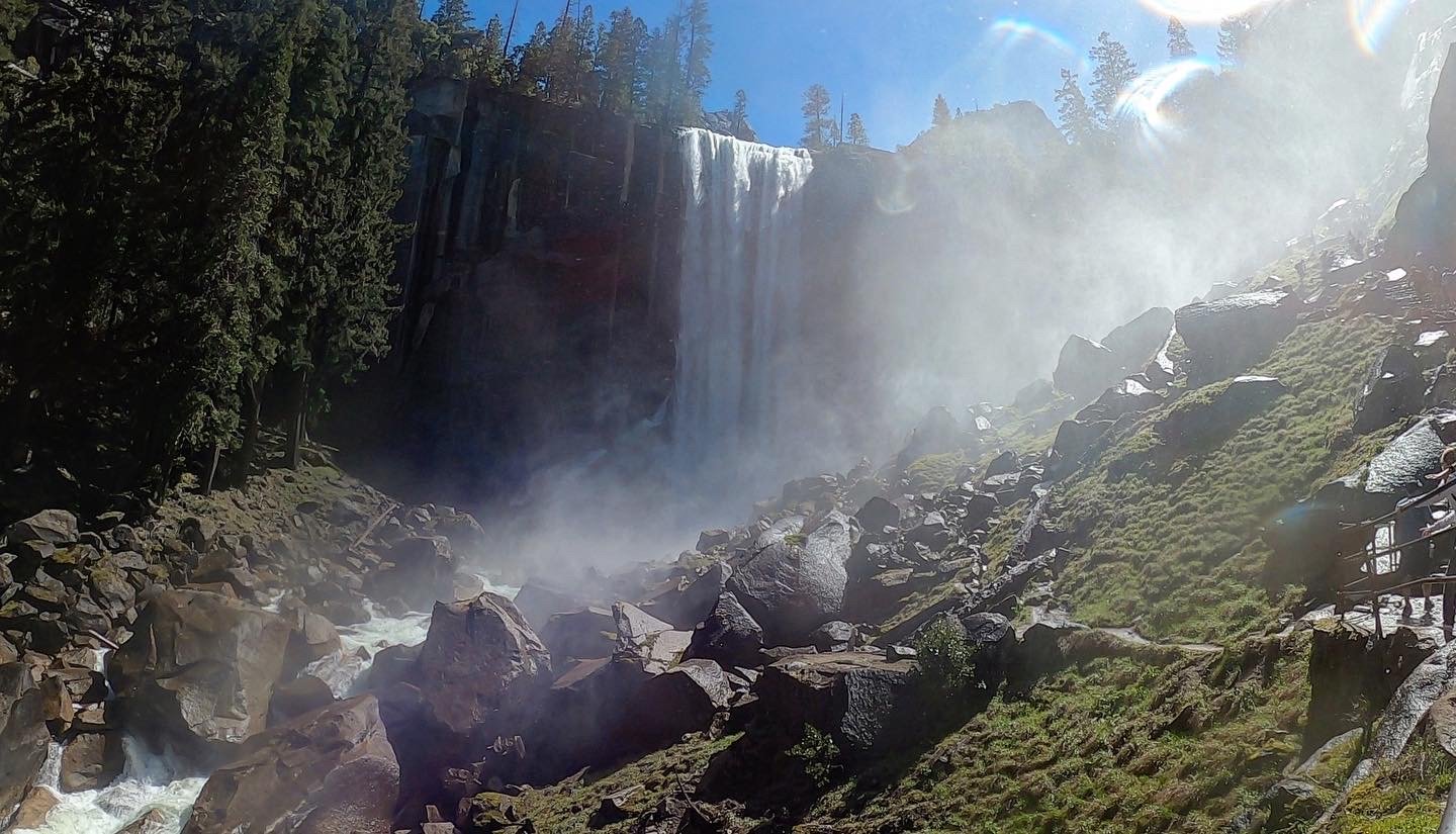 Vernal Fall and the Mist Trail