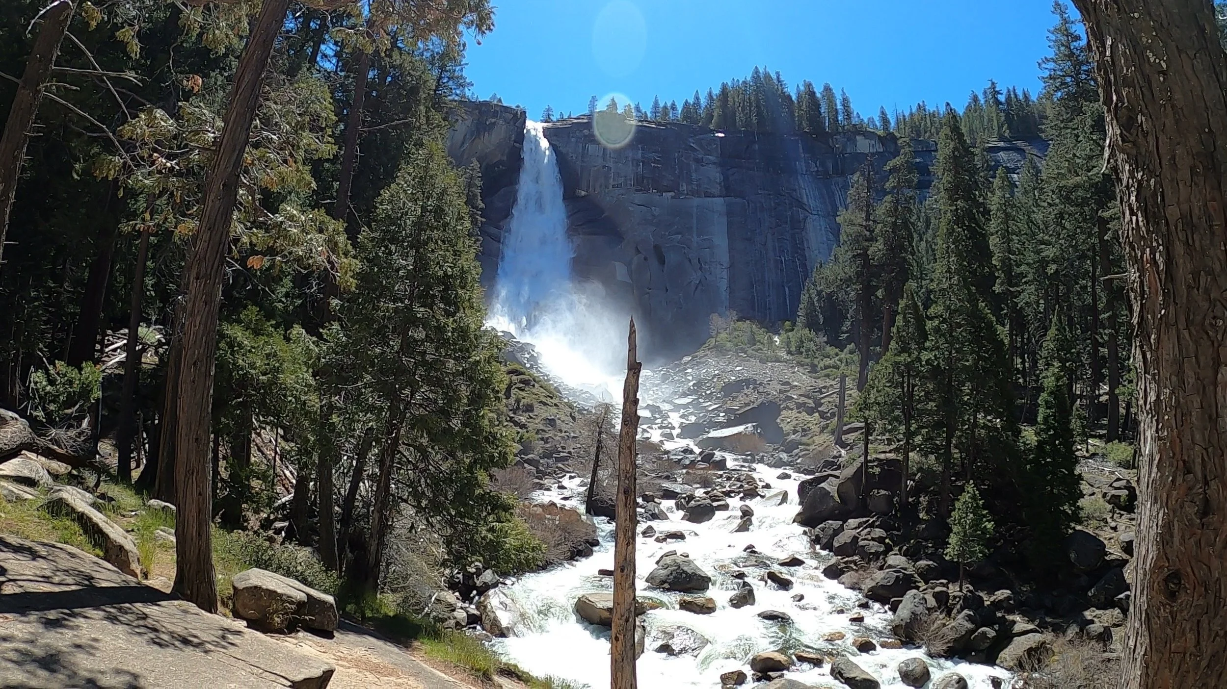 Nevada Falls from the Mist Trail