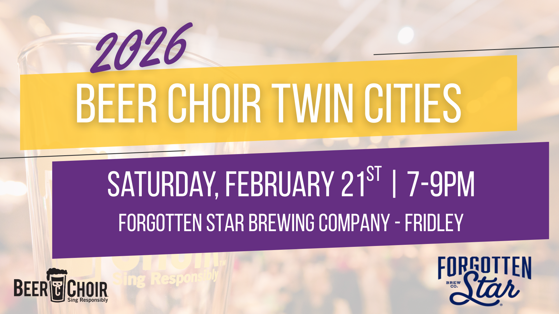 Beer Choir at Forgotten Star!