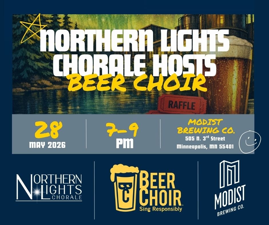 Northern Lights Chorale Fundraiser Beer Choir!