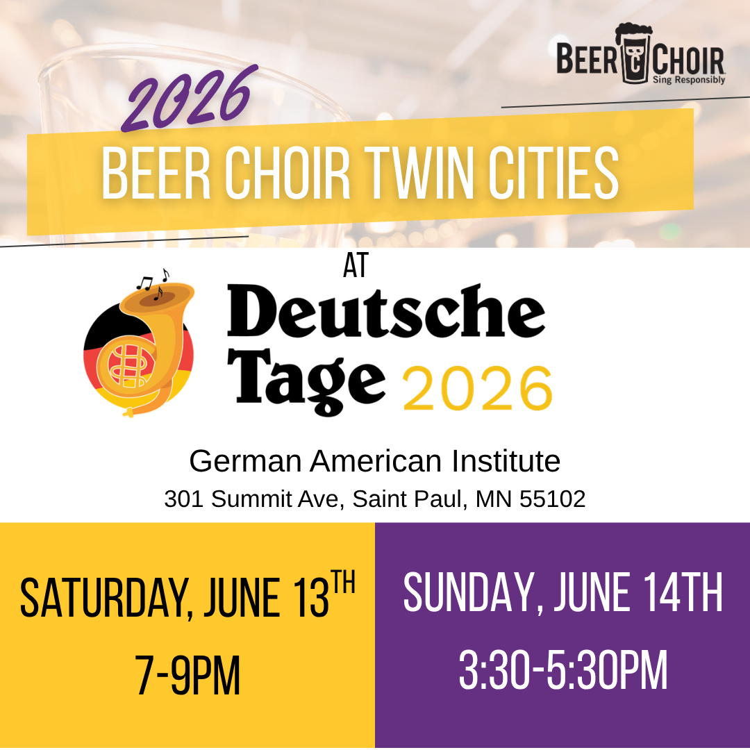 Beer Choir at German Days in St Paul - Day 2!