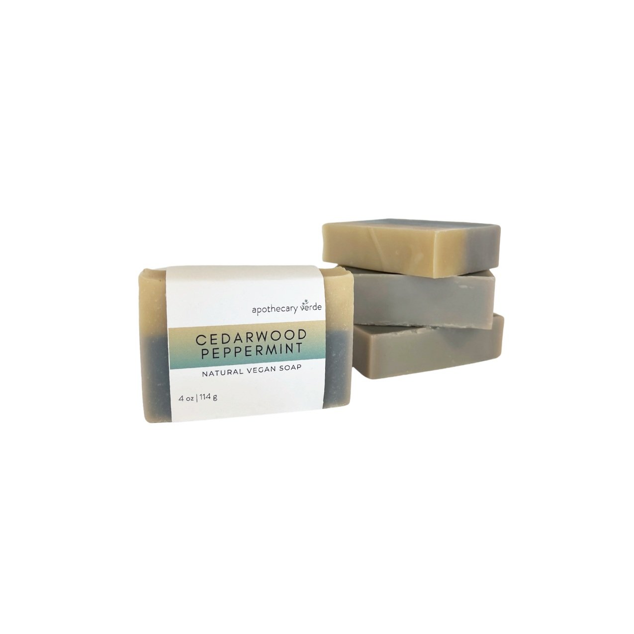 the cedarwood peppermint soap bar