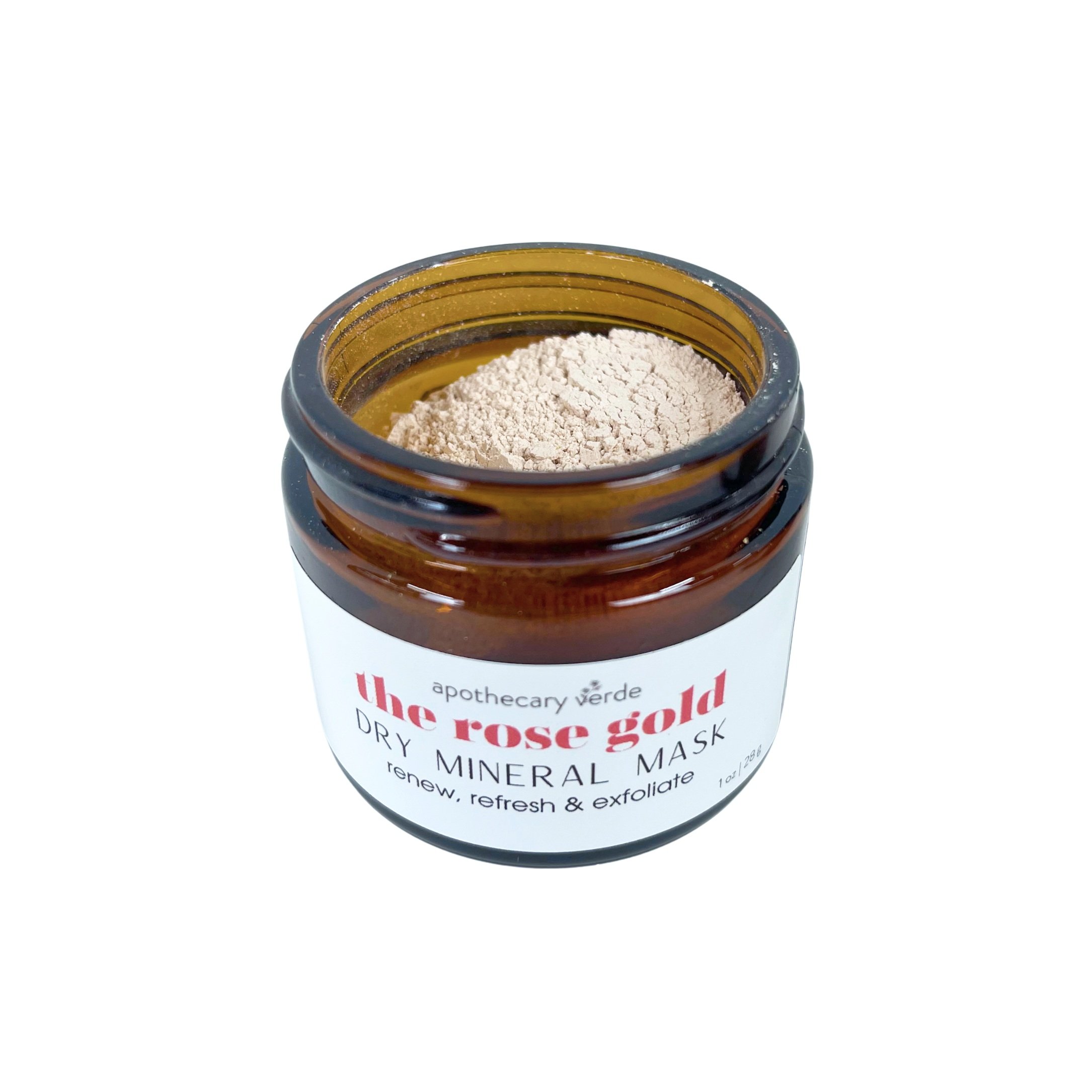 the rose gold mineral facial mask