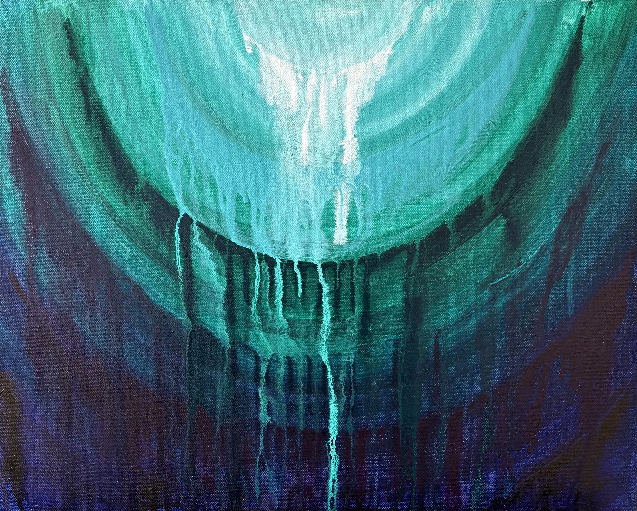Hesitation, 16x20", Acrylic on Canvas