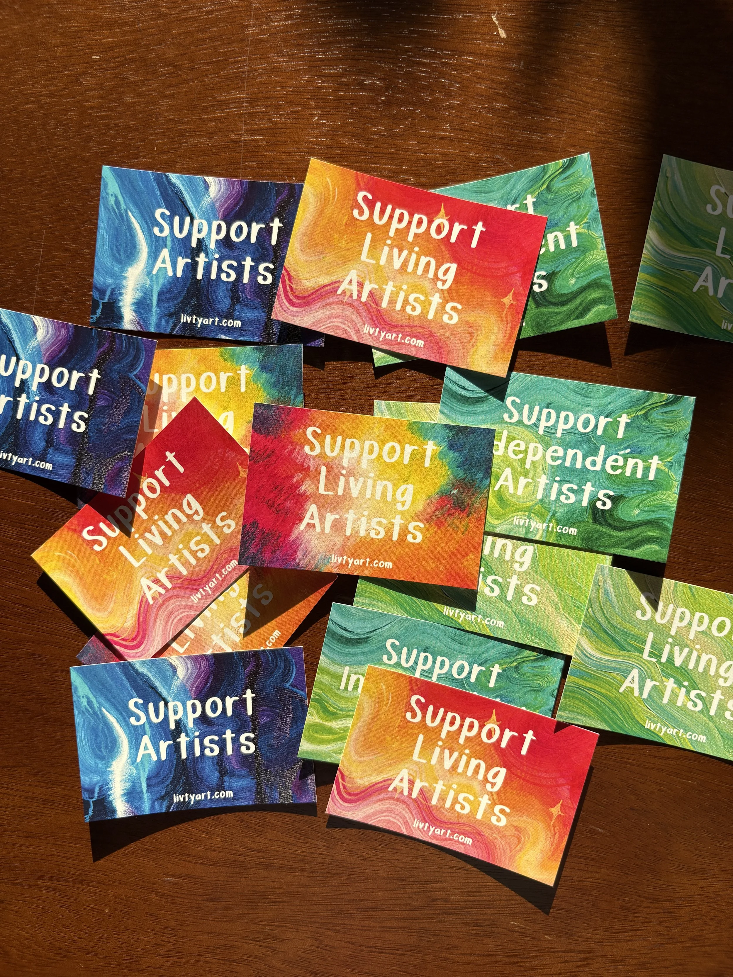 Support Artists Stickers