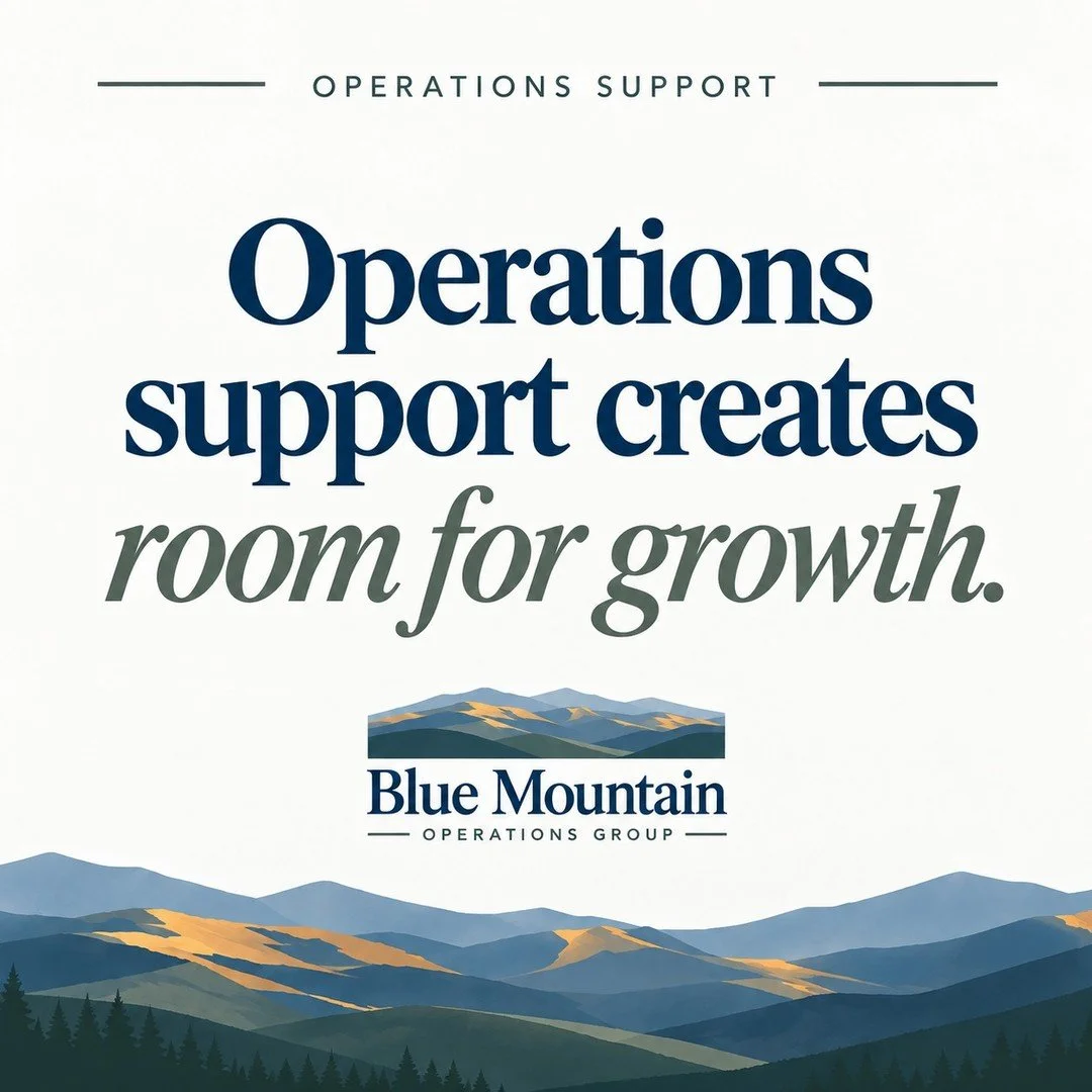 Operations support creates room for growth.

When the details have owners, the process is clear, and follow-up is consistent, the business owner gets more room to focus on the work only they can do.

#operationssupport #businesssystems #operationsman