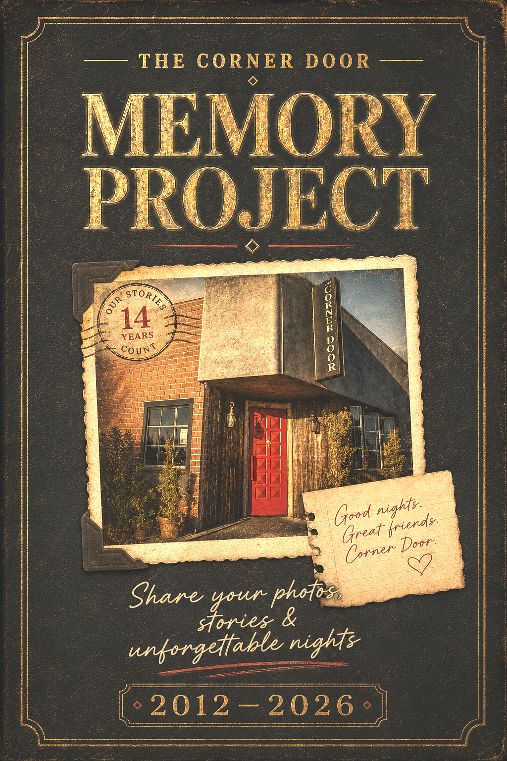 The Corner Door Memory Project yearbook artwork
